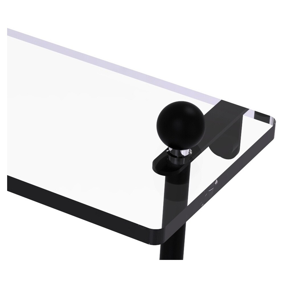 Allied Brass PR-2/16TB-BKM Bathroom-Shelves - View #2
