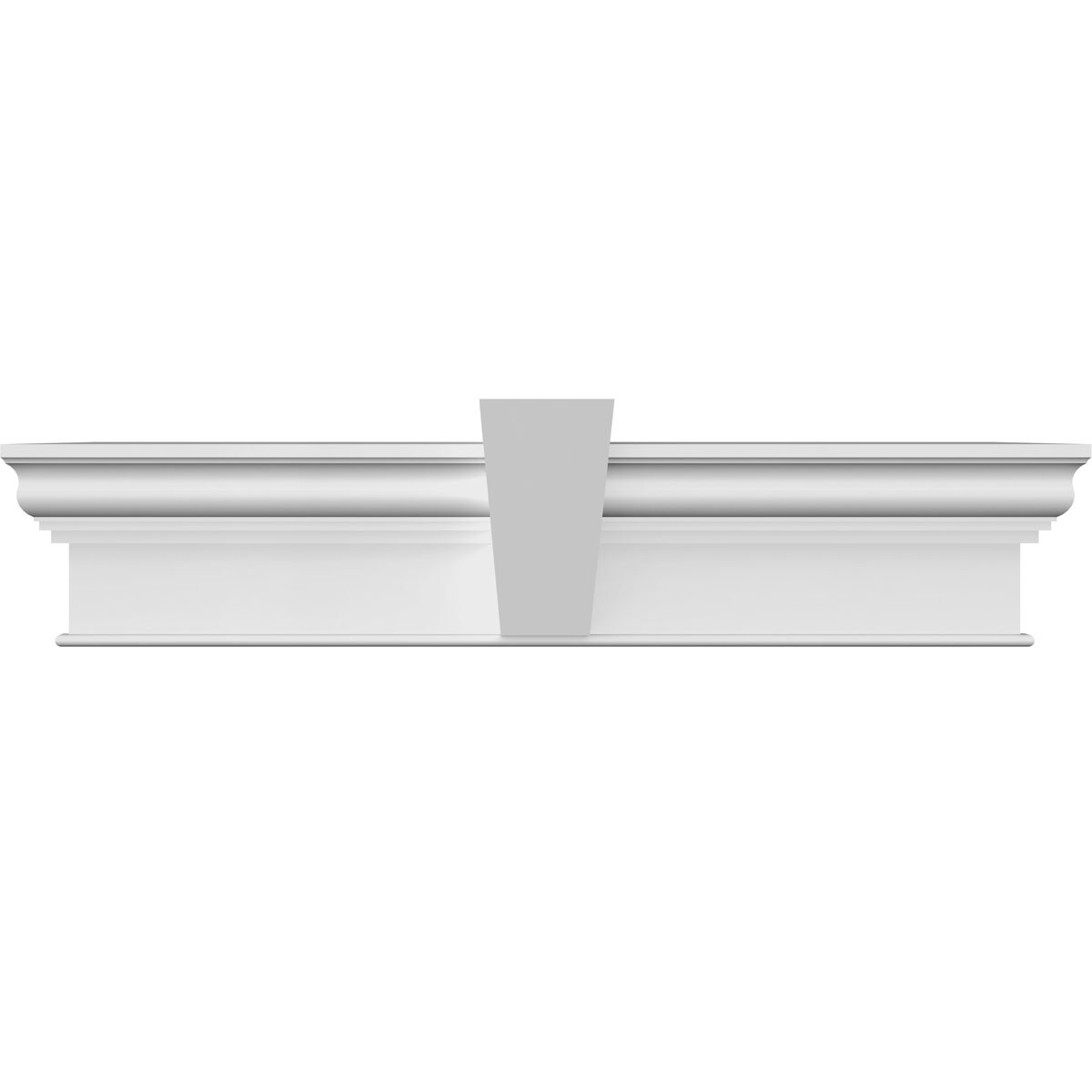 Ekena Millwork CRH12X47KF 55.5-Inches W x 12-Inches L Urethane Crosshead