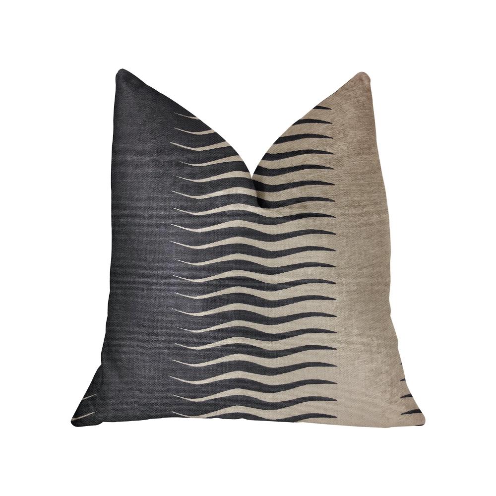 Plutus Brands PBRA2266-1818-DP Dreamland Blue 18-in x 18-in Blue and White Indoor Decorative Pillow