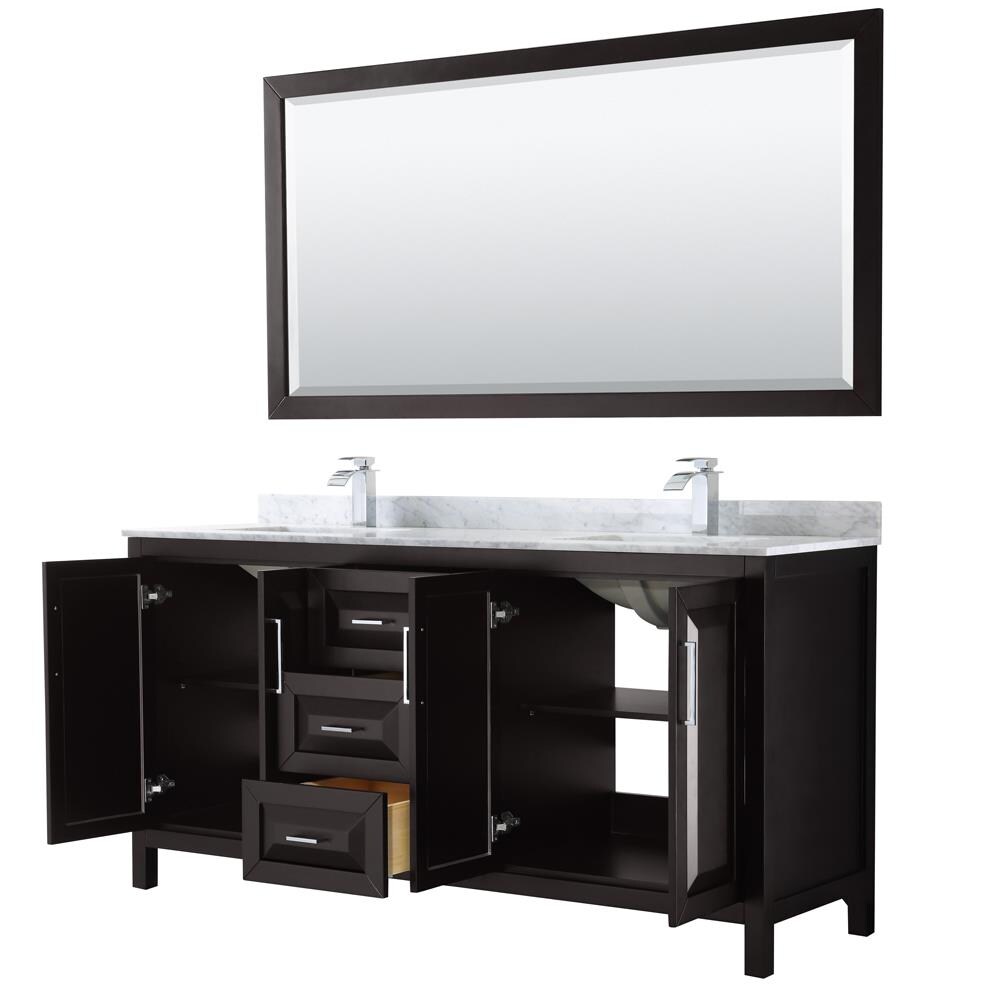 Wyndham Collection WCV252572DDECMUNSM70 Bath-Vanity-Combo - View #2