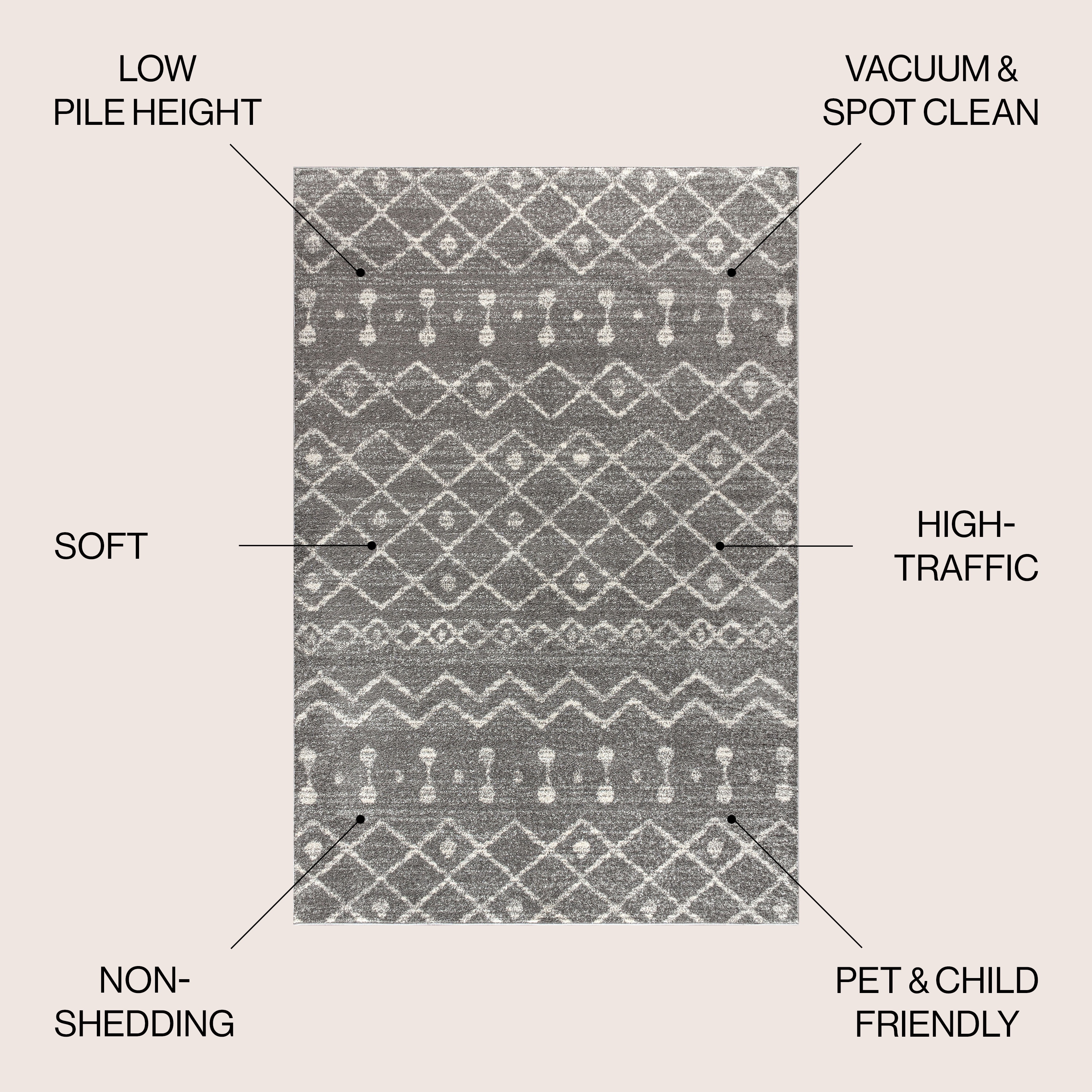 JONATHAN  Y MOH208C-4 rugs - View #3