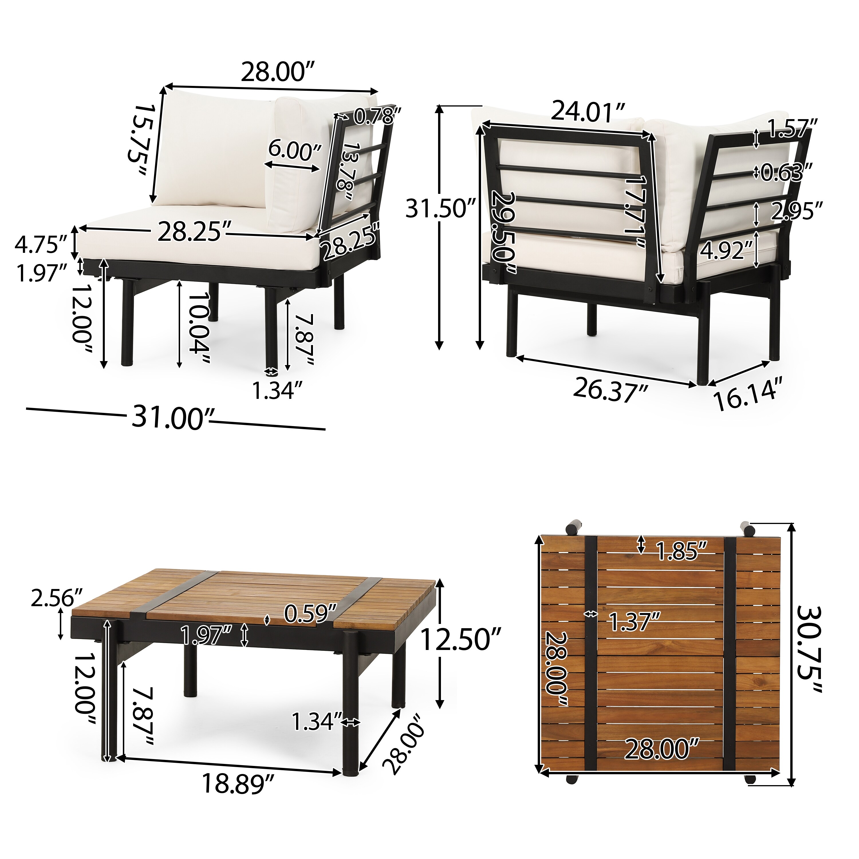 Best Selling Home Decor 314762 Patio-Conversation-Sets - View #11