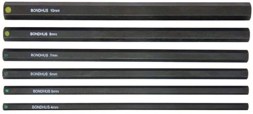 Bondhus 33646 Metric 6 -Pieces Hex key set