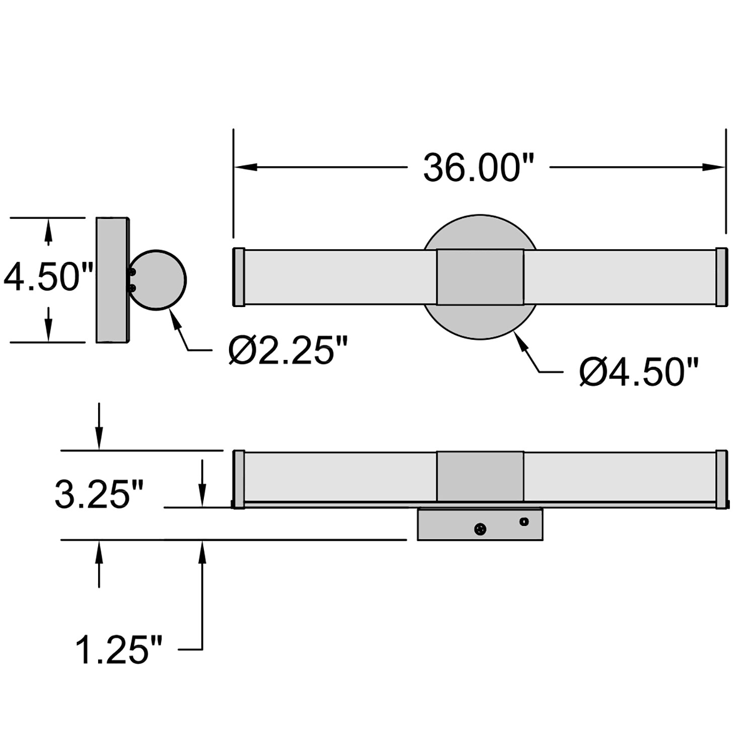 Access Lighting 62537LEDDCS-BS/OPL b089995 - View #3