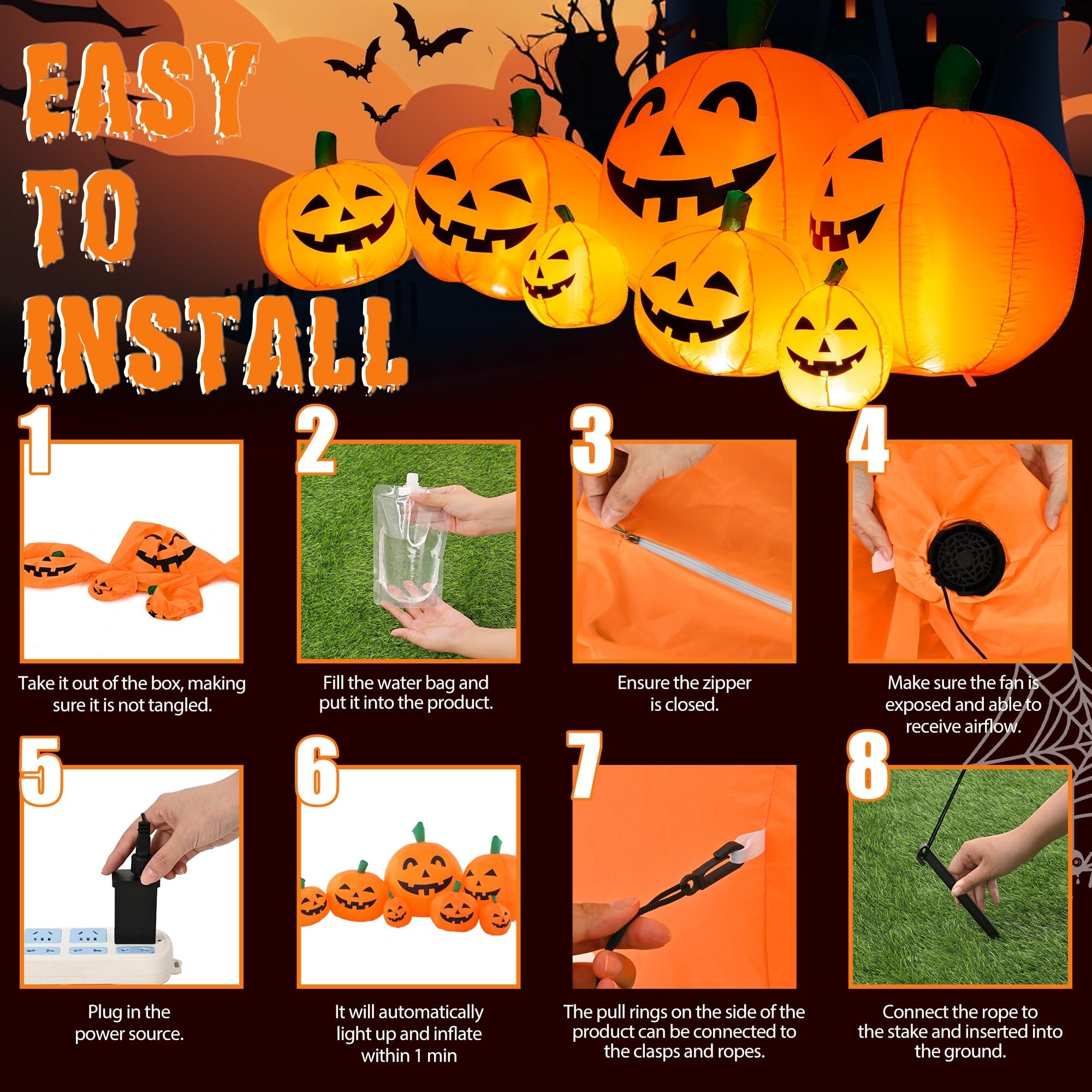 Numhew NHBEN387696 Outdoor-Halloween-Decor - View #6