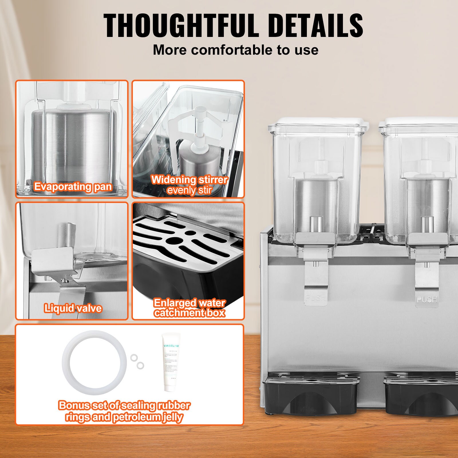 VEVOR SCDLYLJ12L3607330V1 Bev-Dispensers - View #5