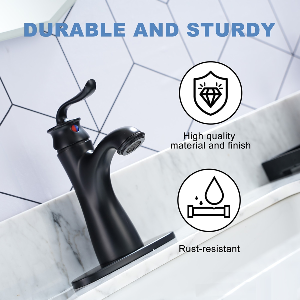 Mondawe MOSL030-10MB Lavatory-Faucets - View #4