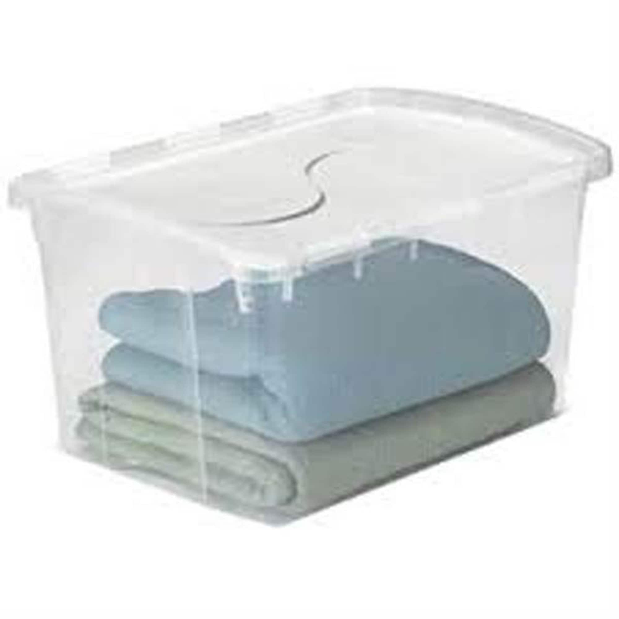 Sterilite 48 Qt. Clear Hinged Lid Storage Tote - Anderson Lumber