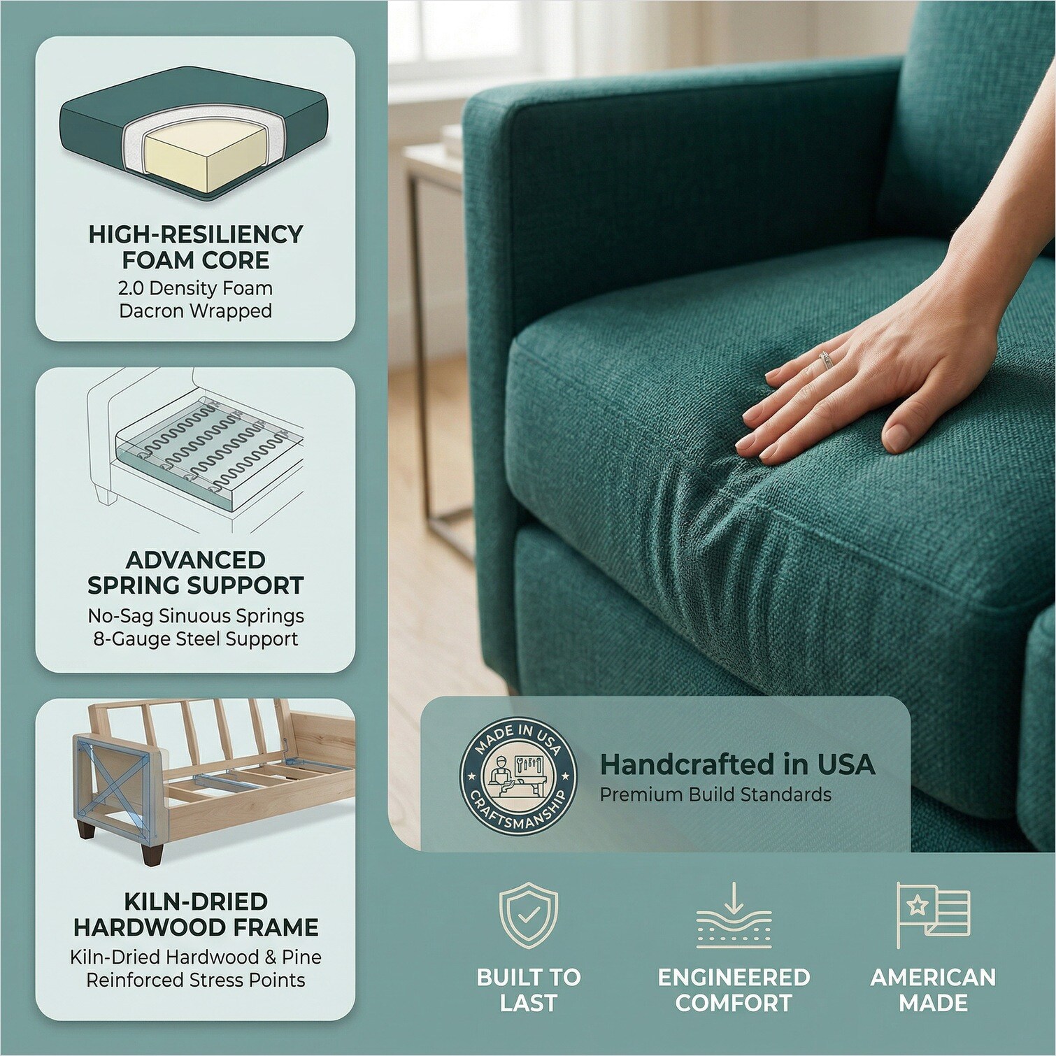 Watnature QQR6PYGCZKKY Sofas-Loveseats - View #11