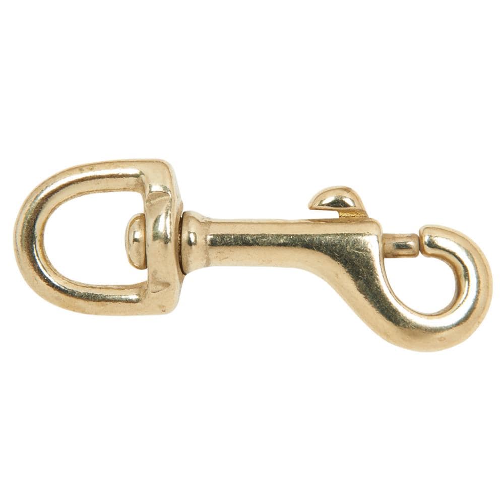 Weaver Leather #225 Round Swivel Snap Solid Brass 