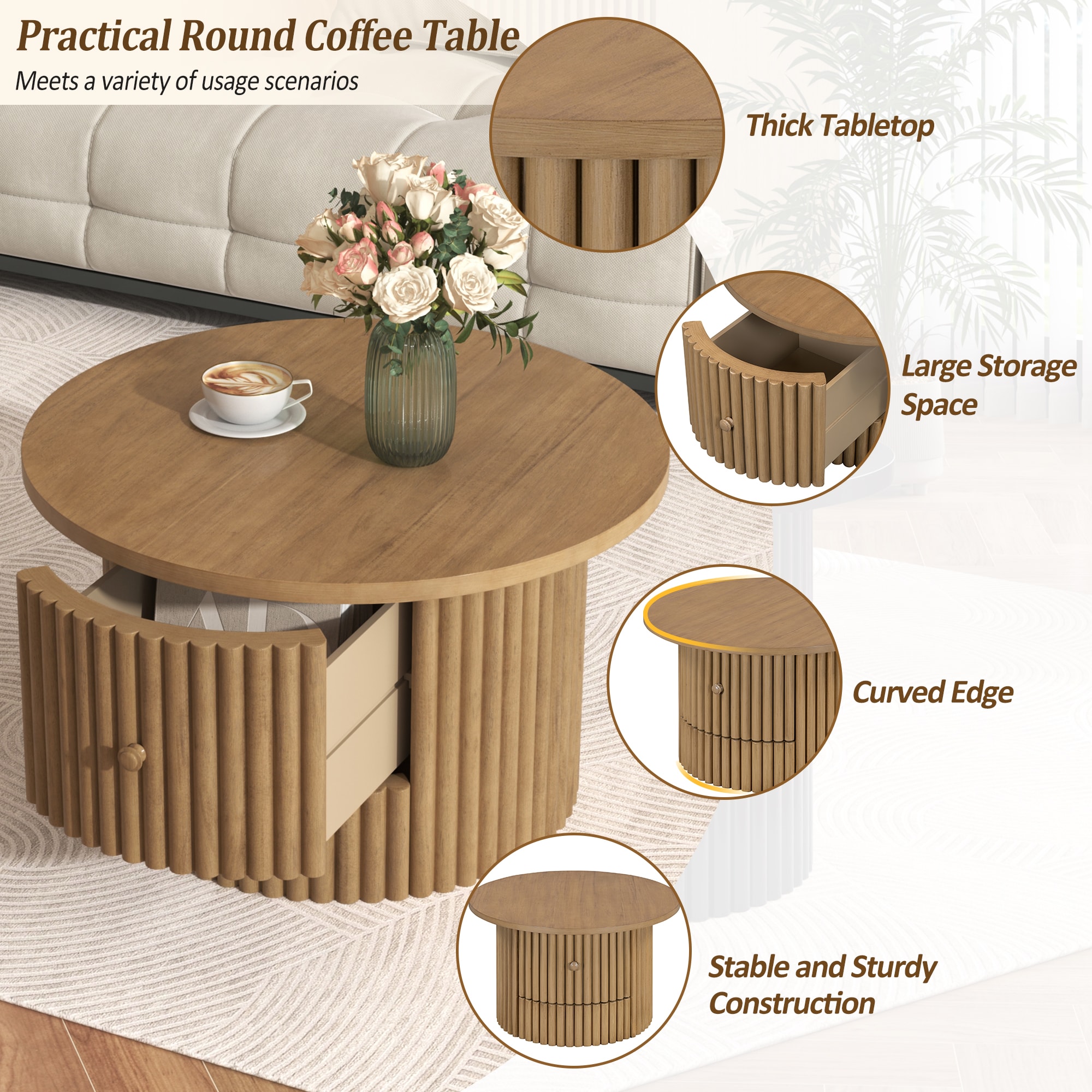 ModernLuxe L3P-N735P242922N Coffee-Tables - View #5