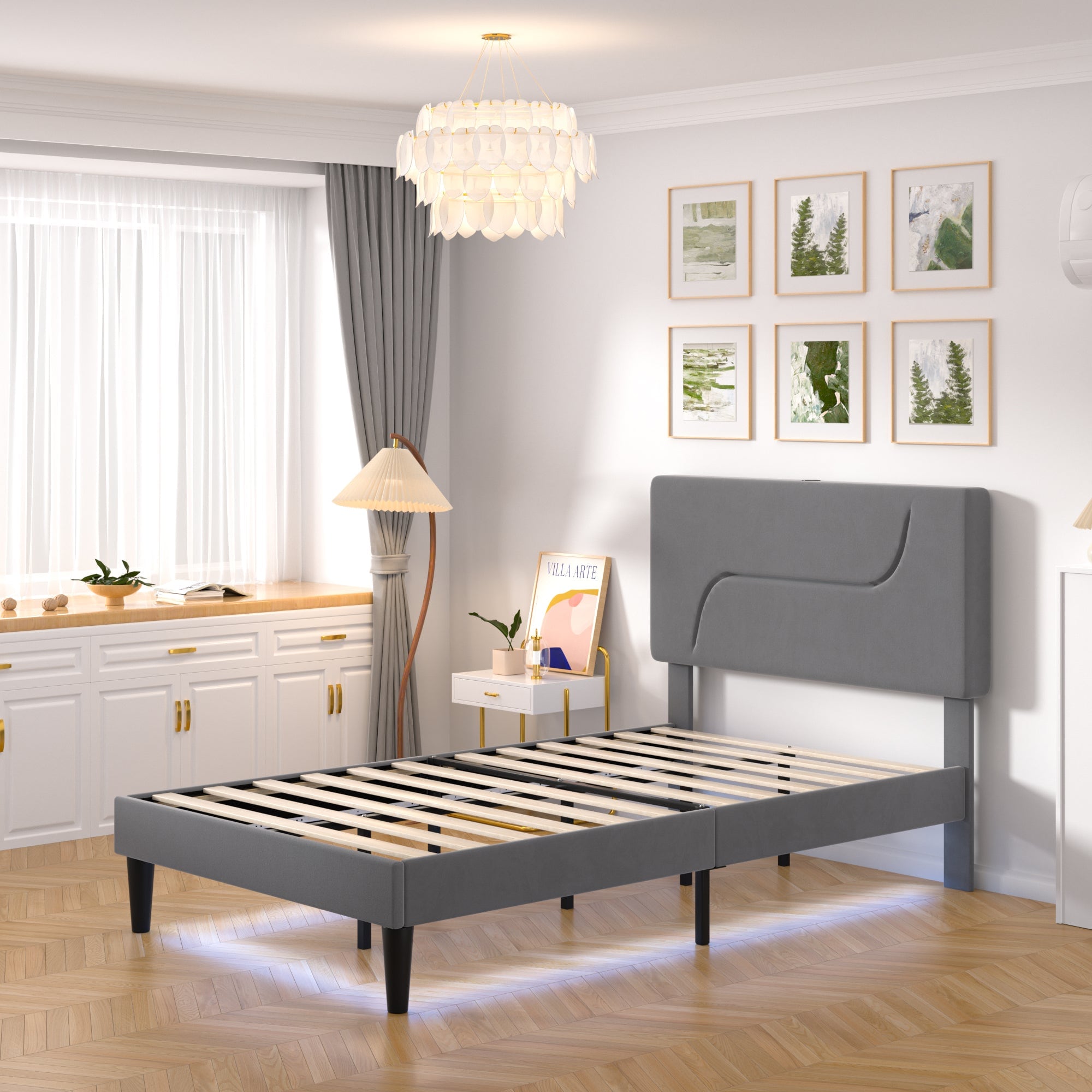 Vecelo LOE-RT12-GRY beds - View #2