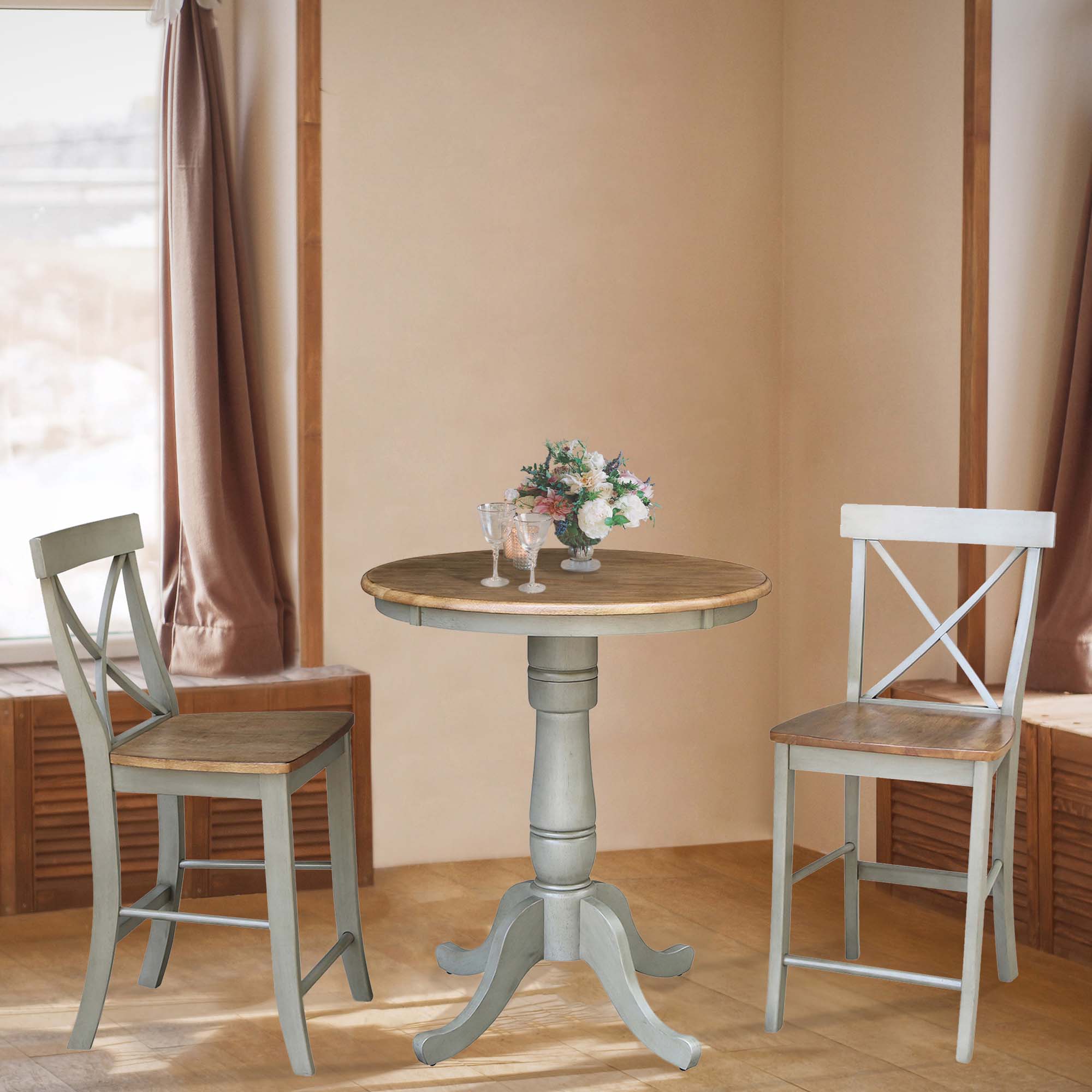 International Concepts K41-30RT-6B-S6132-2 Dining-Sets - View #2
