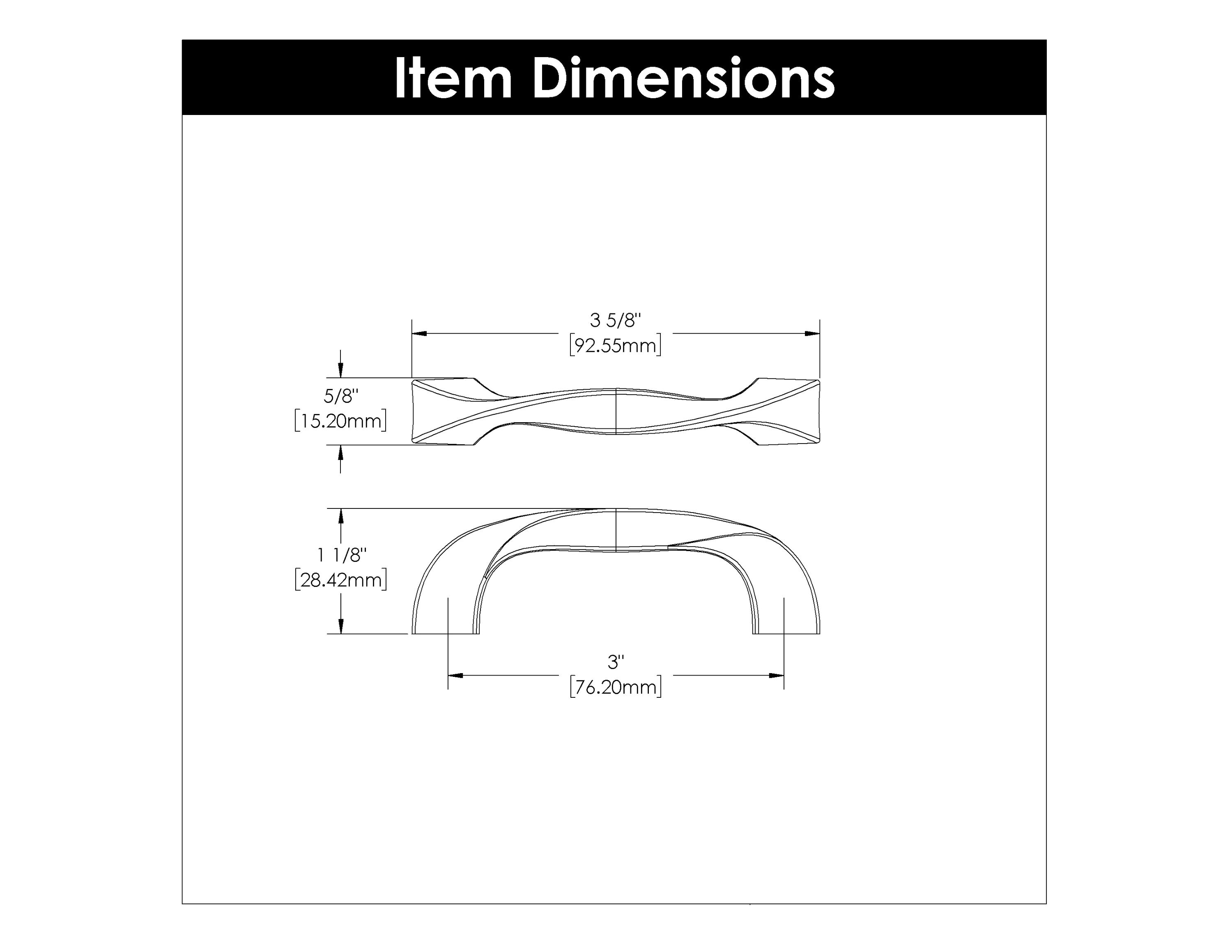 Hickory Hardware H076015-14-10B Cabinet-Pulls - View #5
