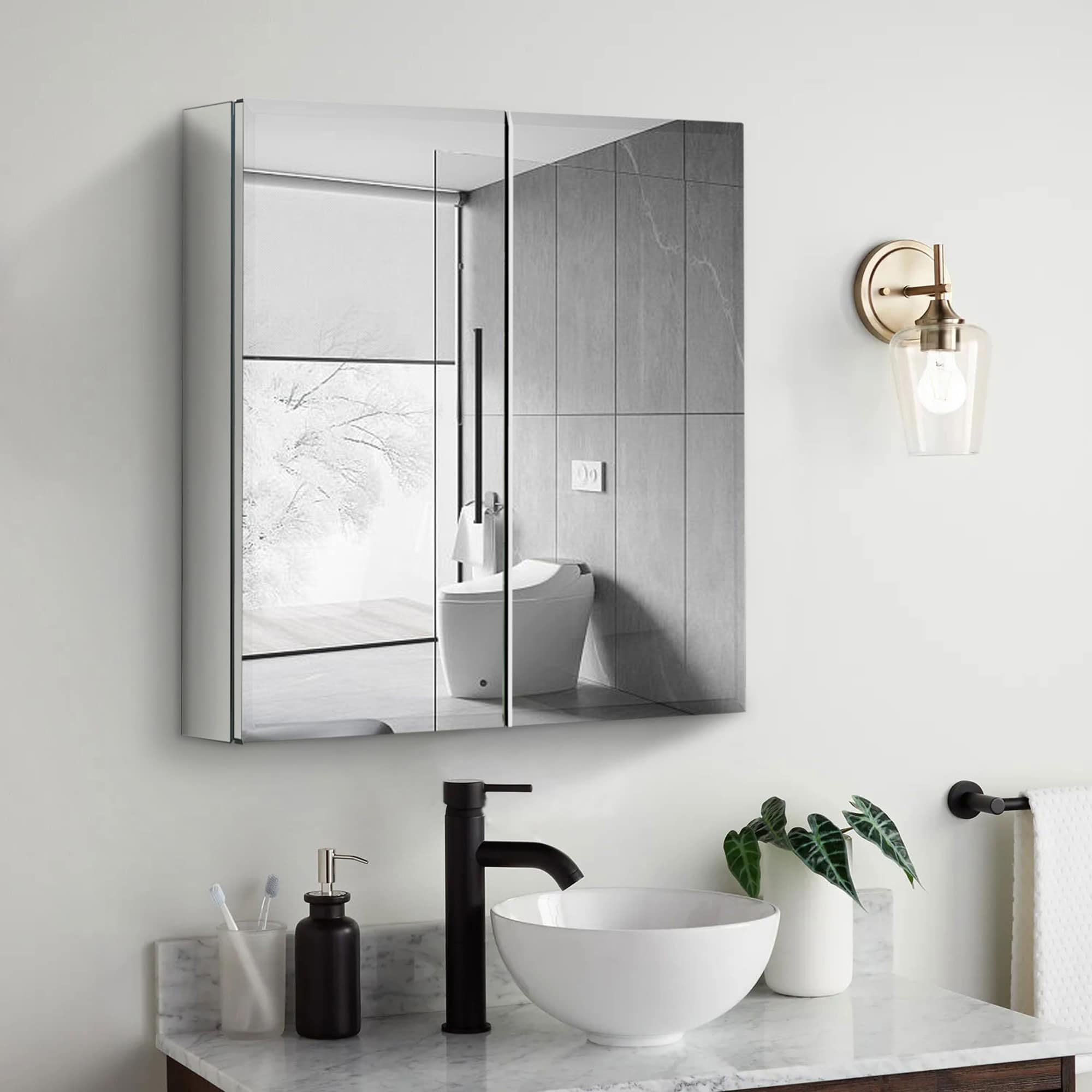 SINOFURN SYD530006SL Bathroom-Medicine-Cabinets - View #11