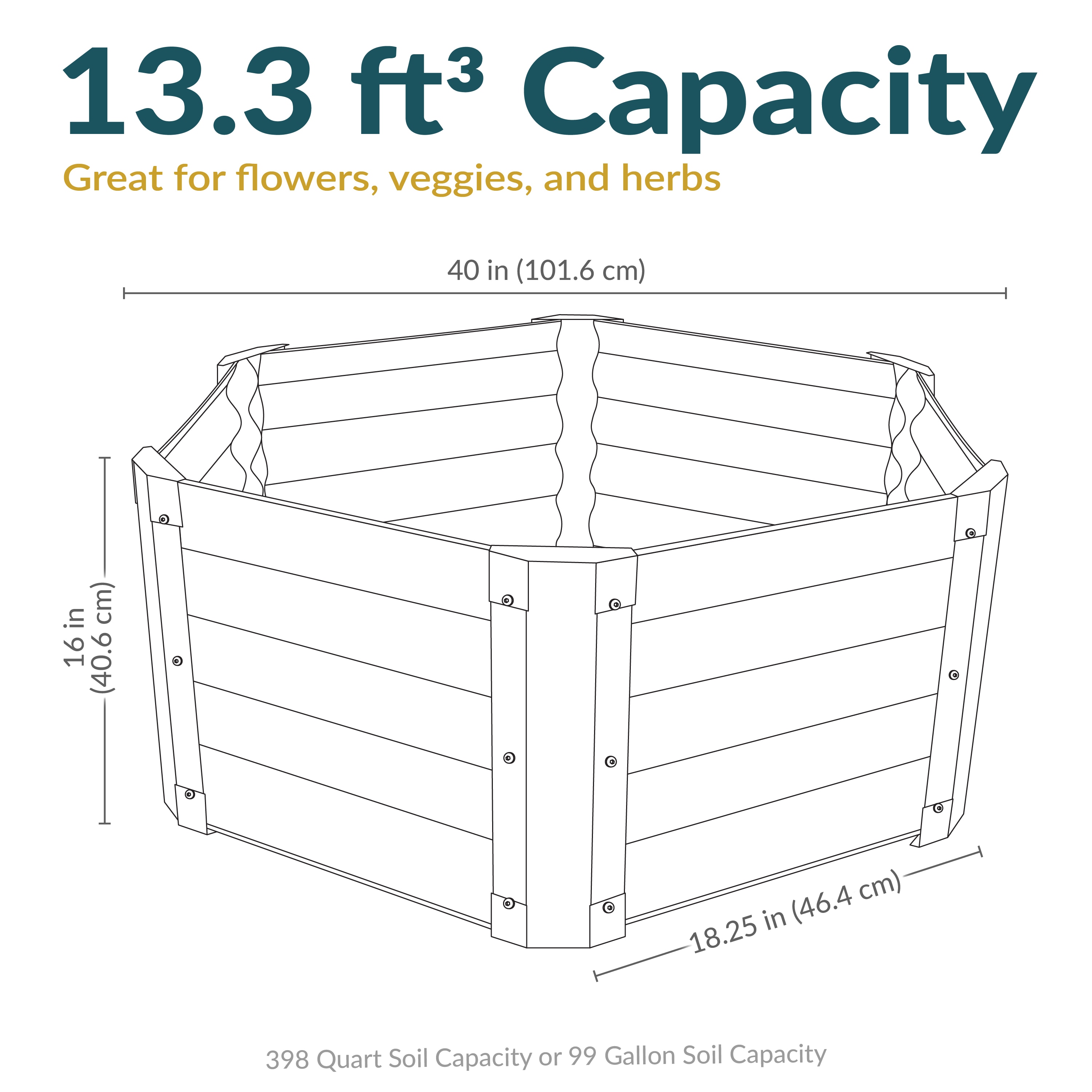 Sunnydaze Decor RCM-LG476 Raised-Garden-Beds - View #3