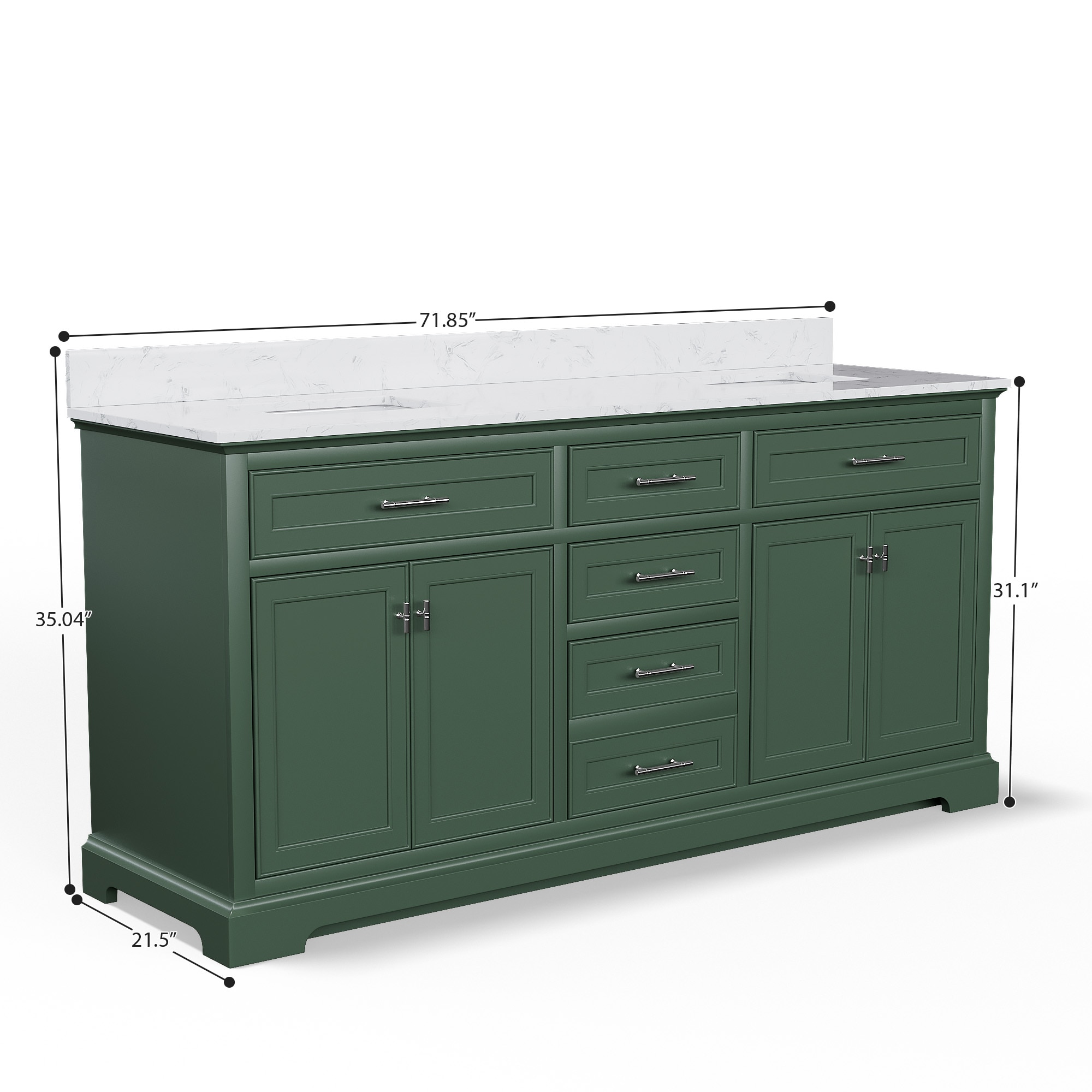JEAREY DXRZJ-6S-BE Bath-Vanity-Combo - View #11