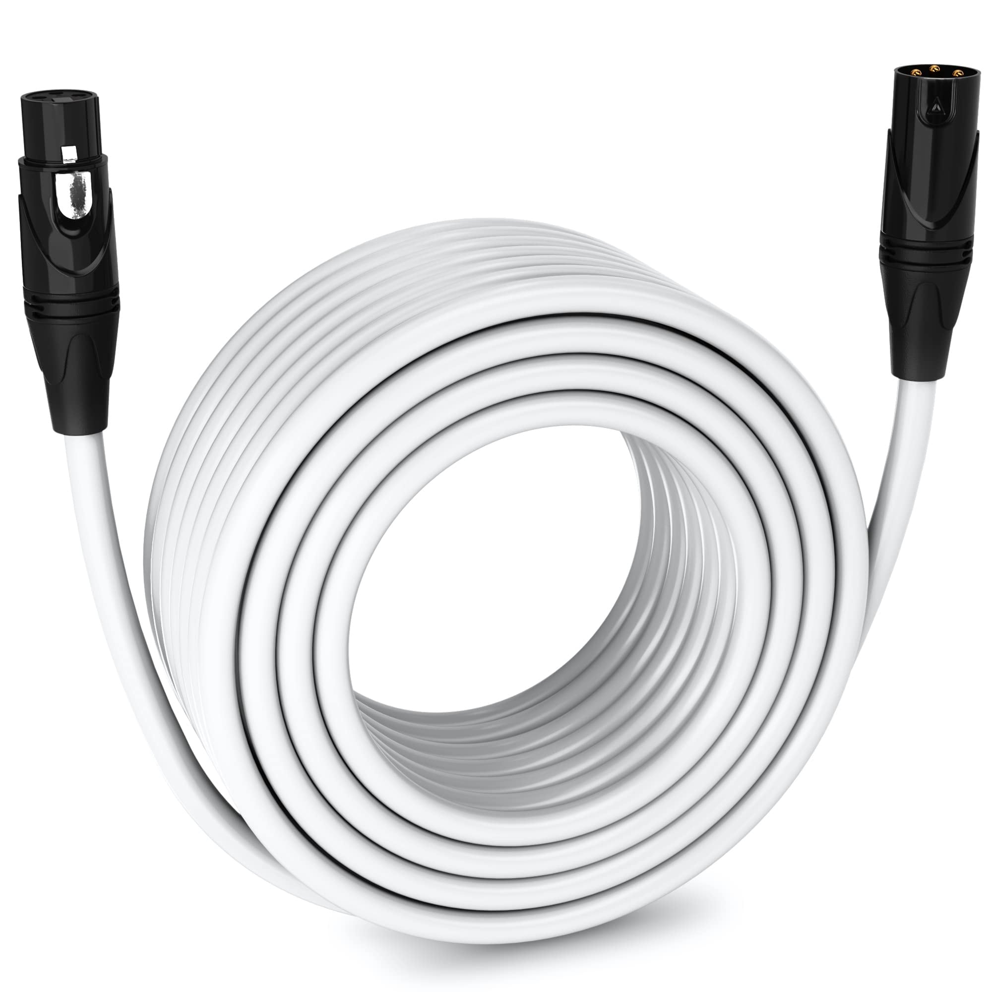 LyxPro 150 ft Balanced XLR Cable - Male to Female - 3 Pin Microphone Cable #LYXLCS12150W