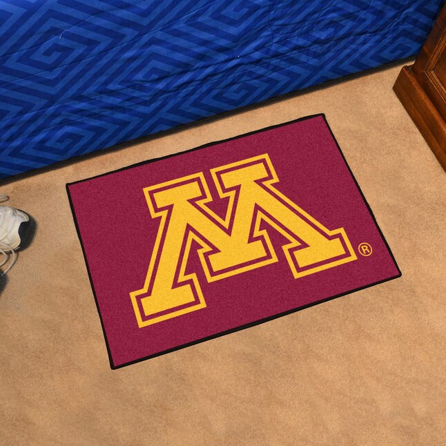 FANMATS Minnesota Golden Gophers 1-1/2-ft x 2-1/2-ft Red Rectangular Indoor Door Mat FANMATS Minnesota Golden Gophers 1-1/2-ft x 2-1/2-ft Red Rectangular Indoor Door Mat