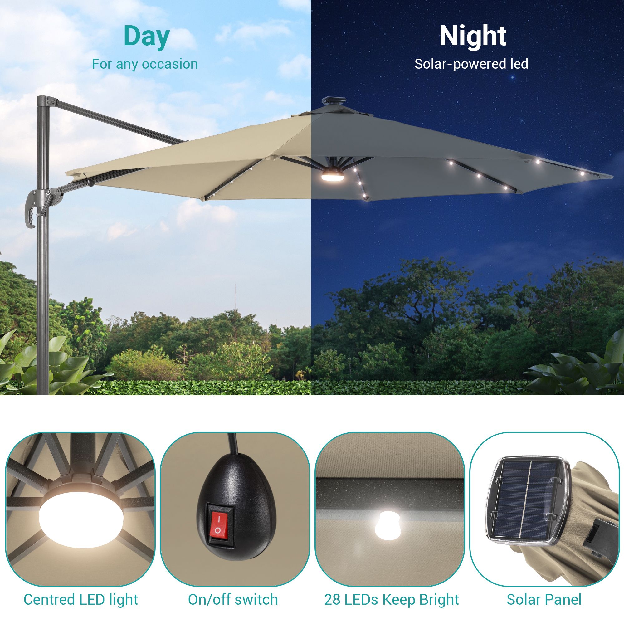 Sonkuki SD-MN335SD-LED Umbrellas-2 - View #5
