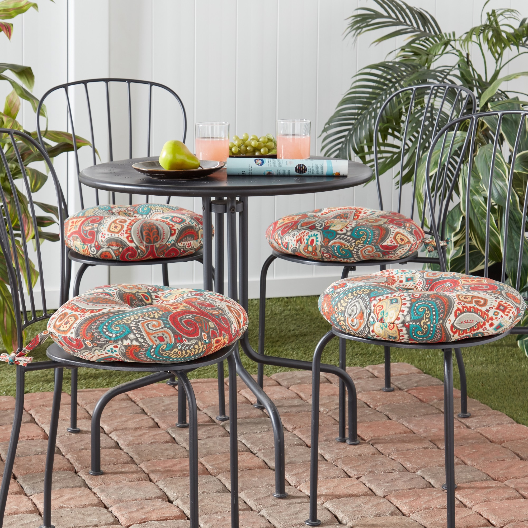 Greendale Home Fashions OC6816S4-ASBURYPARK Patio-Furniture-Cushions - View #3