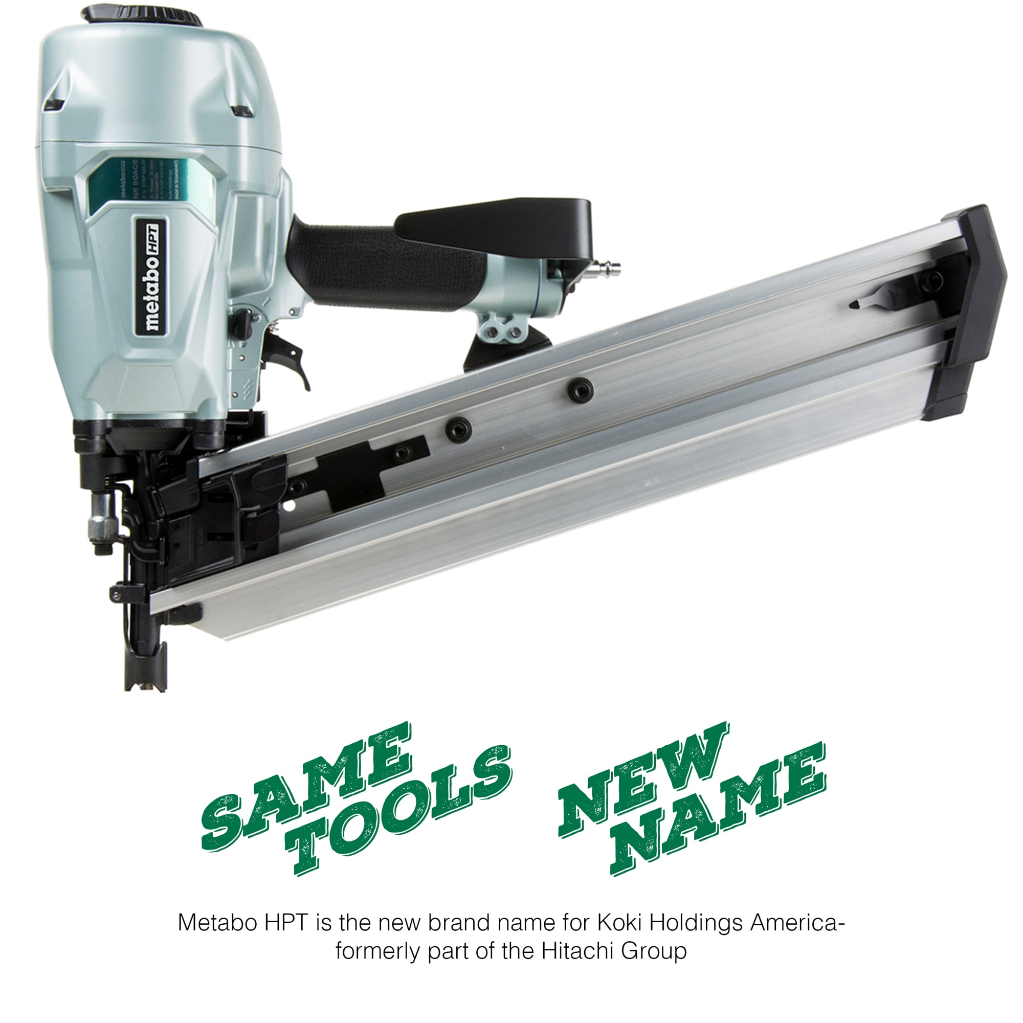 Metabo HPT 3.25-in 21-Degree Pneumatic Framing Nailer in the