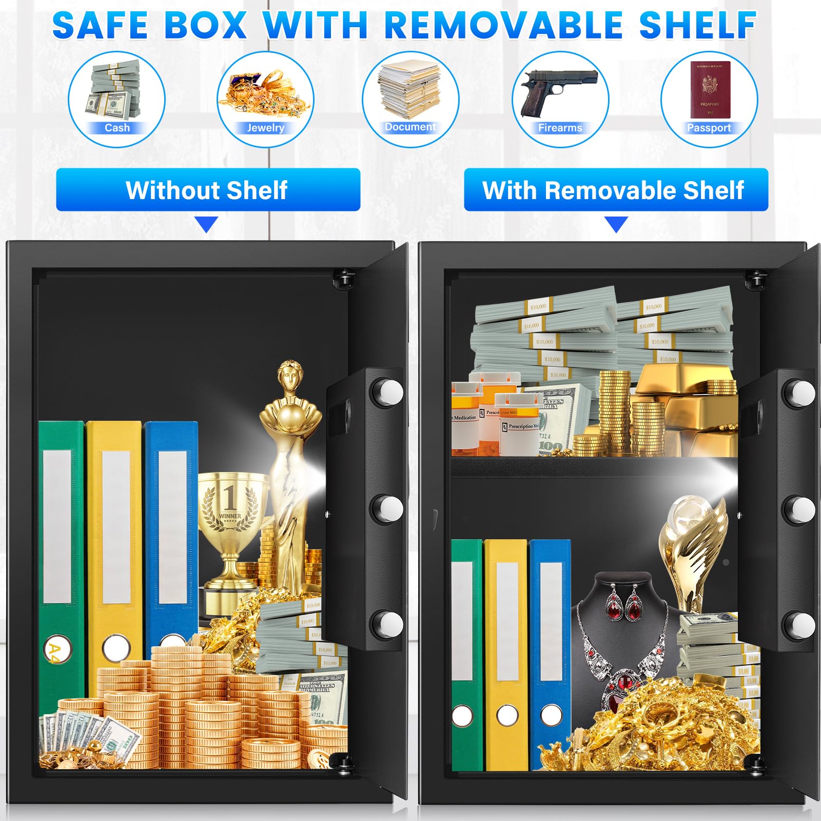 AOIZGMY LAZ0728Z052 Floor-Wall-Safes - View #4