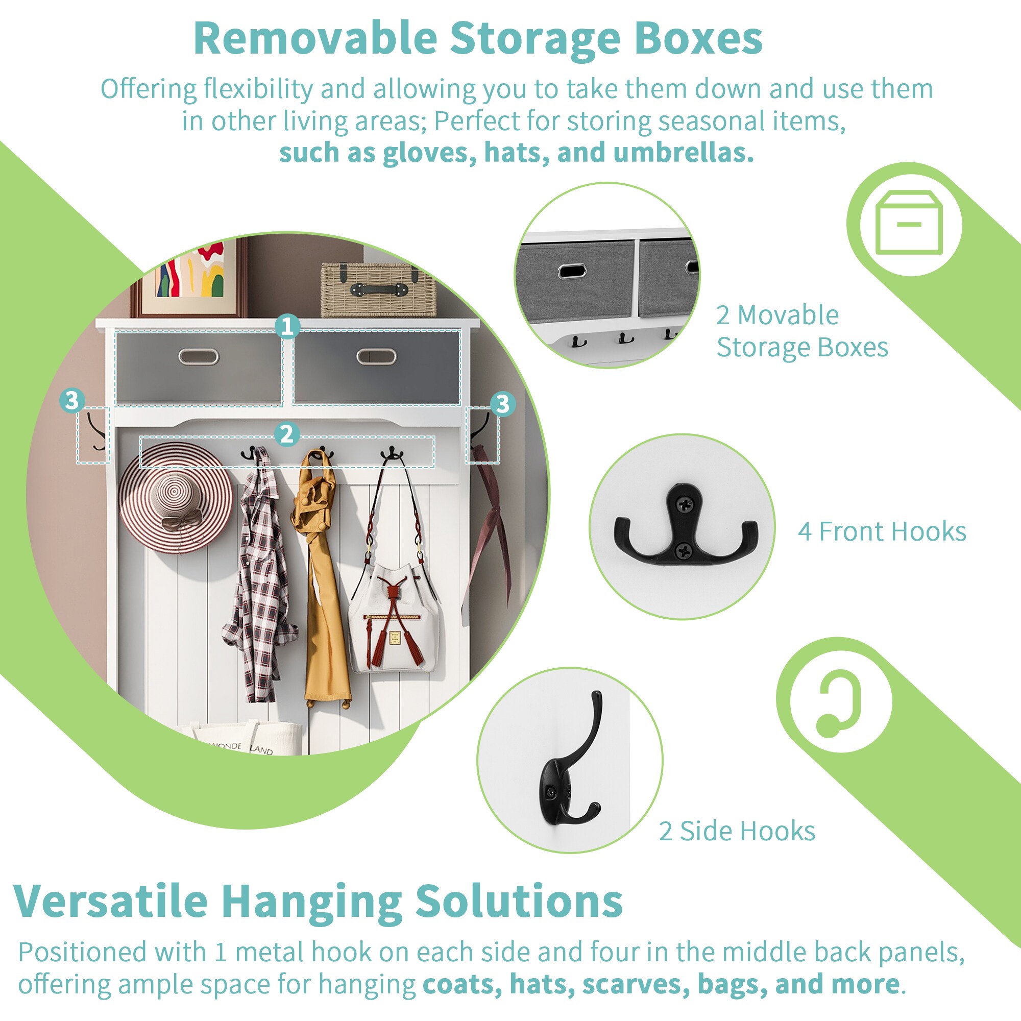 JANSNO HT-CR-73 Hall-Trees - View #5