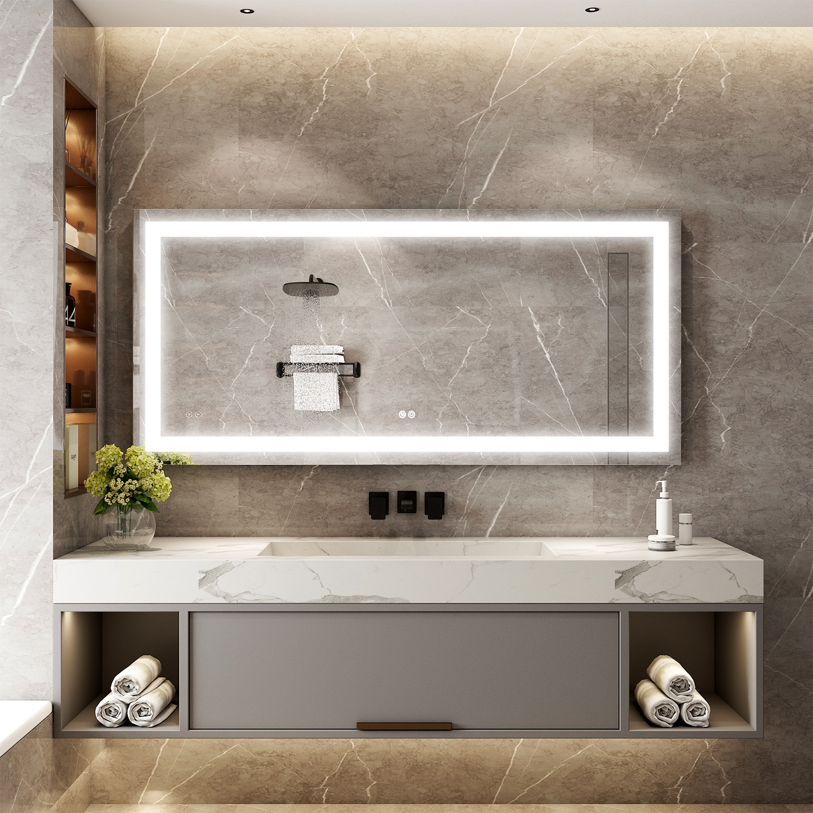 WELLFOR W1MRL6028 Framed-Bath-Mirrors - View #16