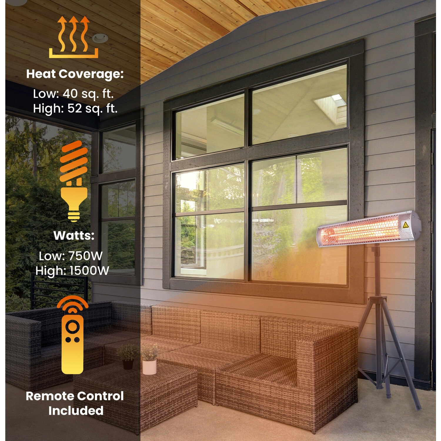 Hanover HAN1053IC-TP Outdoor-Electric-Patio-Heaters - View #10