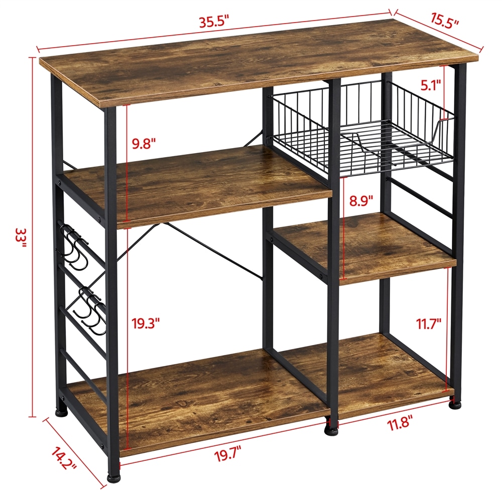 Yaheetech LSQ2WM0001 Kitchen-Furniture - View #3