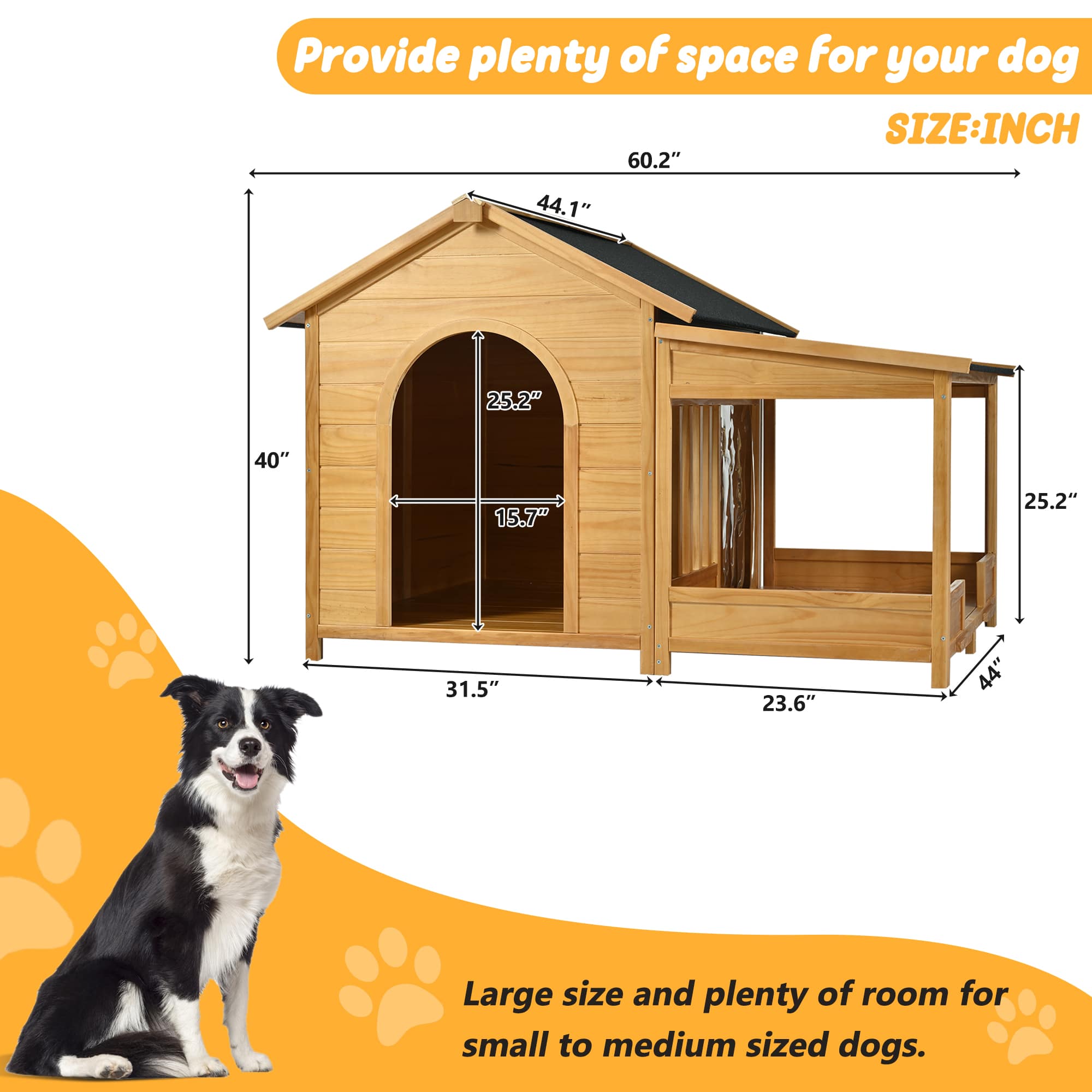 Vynxaria LEXY1592-DJCW-CWL032 Dog-Houses - View #6