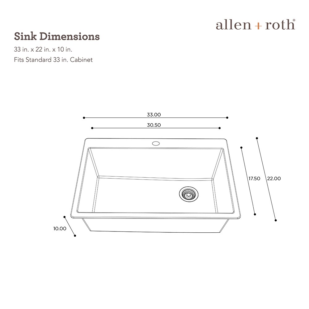 allen + roth SIGN100XLDM07 Kitchen-Sinks - View #9