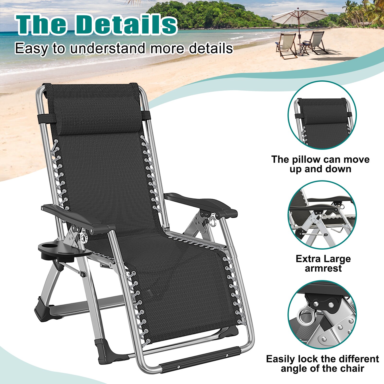 DOCRED K16ZDY-16-02 Patio-Chairs - View #3