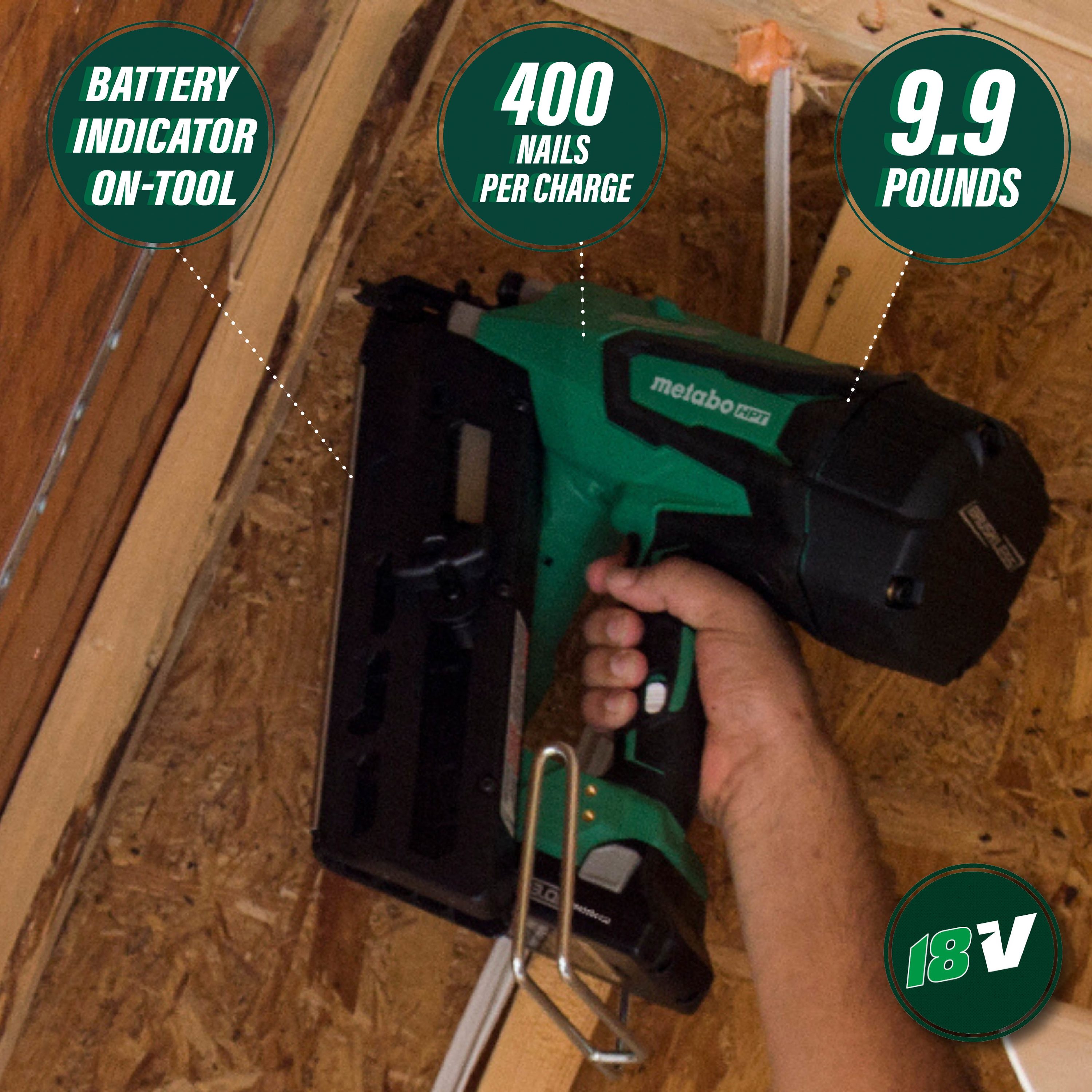 Metabo HPT NR1890DCSQ7M Cordless-Nailer - View #2