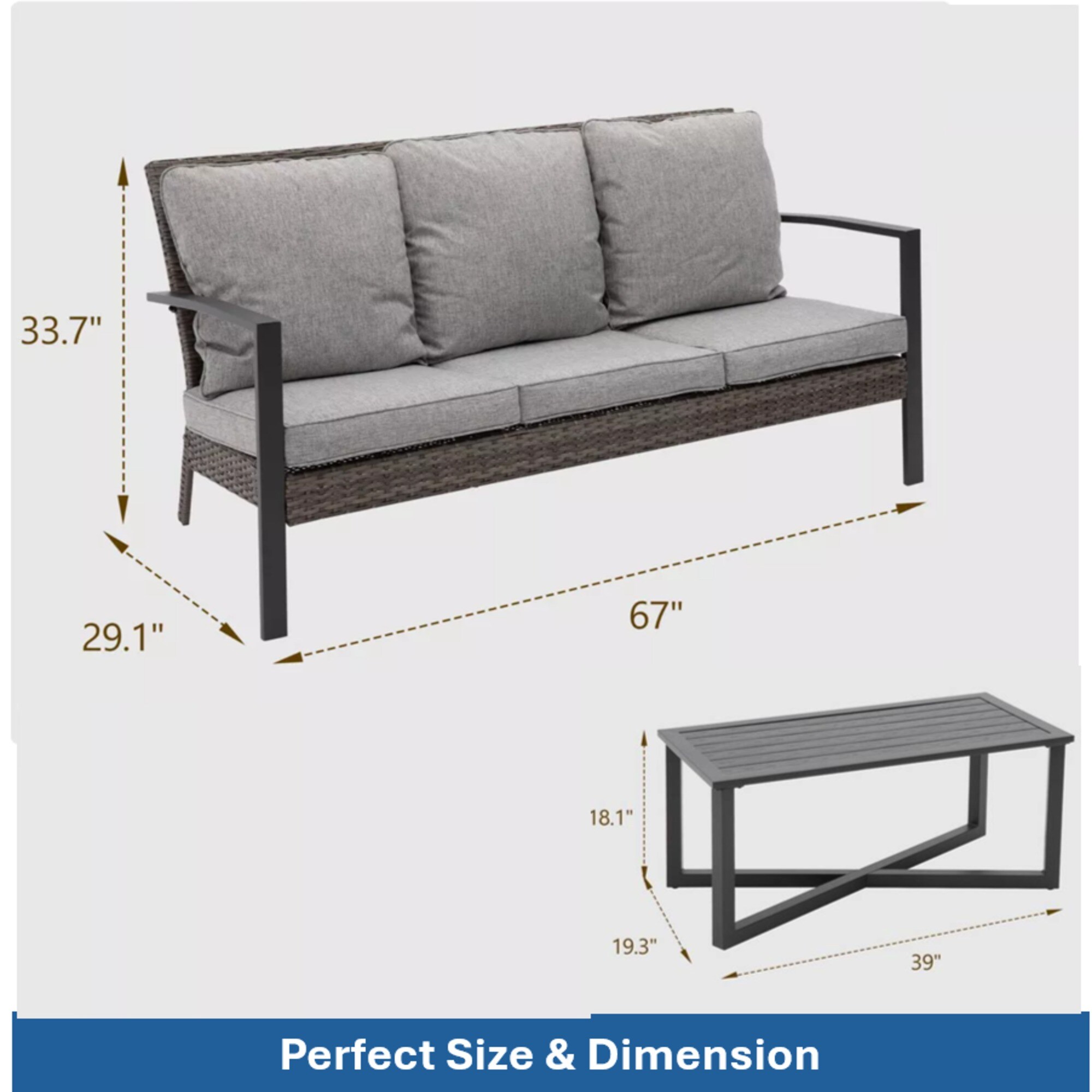 LUXEYARD DS-M-BAC05272 Patio-Sofas-Daybeds - View #2