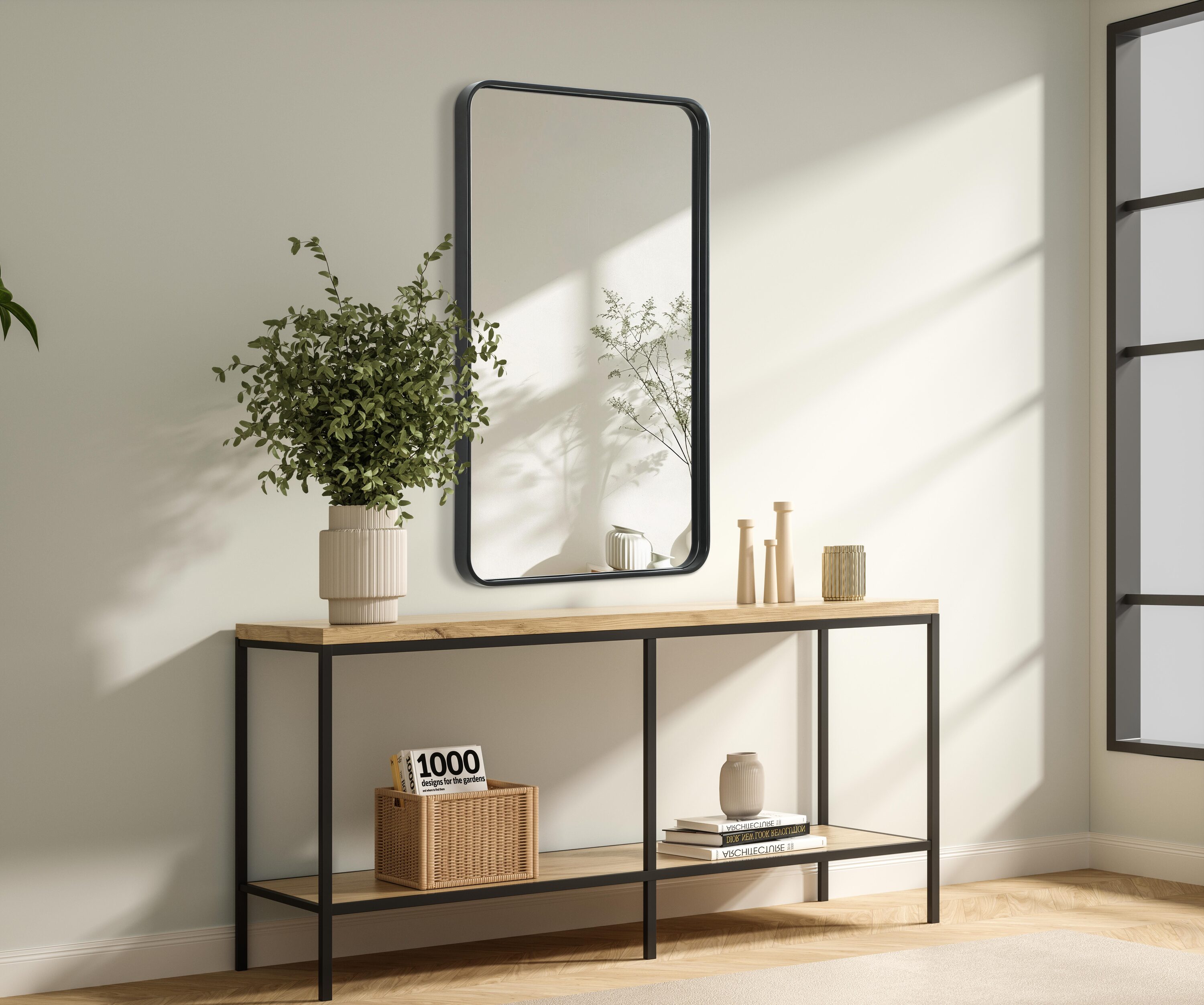 Simply Living Home SLMR24A7320BLK Decor-Mirrors - View #3