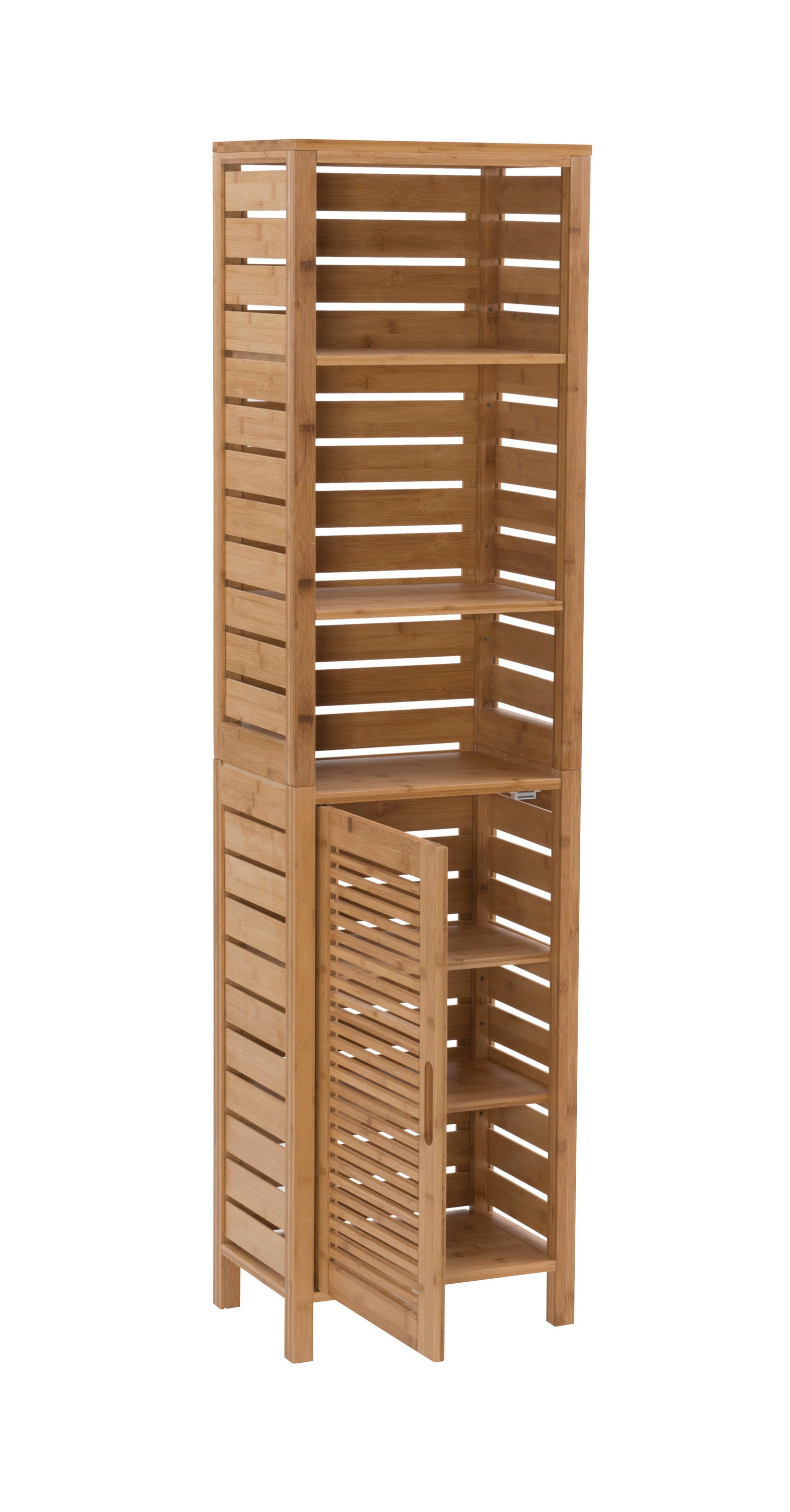 Dotted Line™ Ayden Solid Bamboo Wood Freestanding Bathroom Cabinet &  Reviews