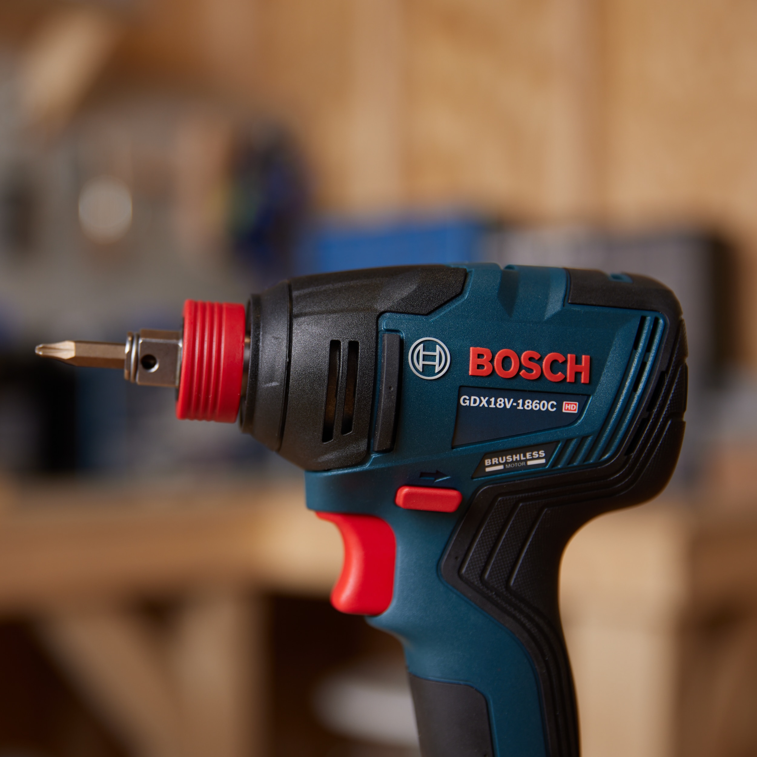 Bosch 18 volt 1 4 in 1 2 in Brushless Cordless Impact Driver in