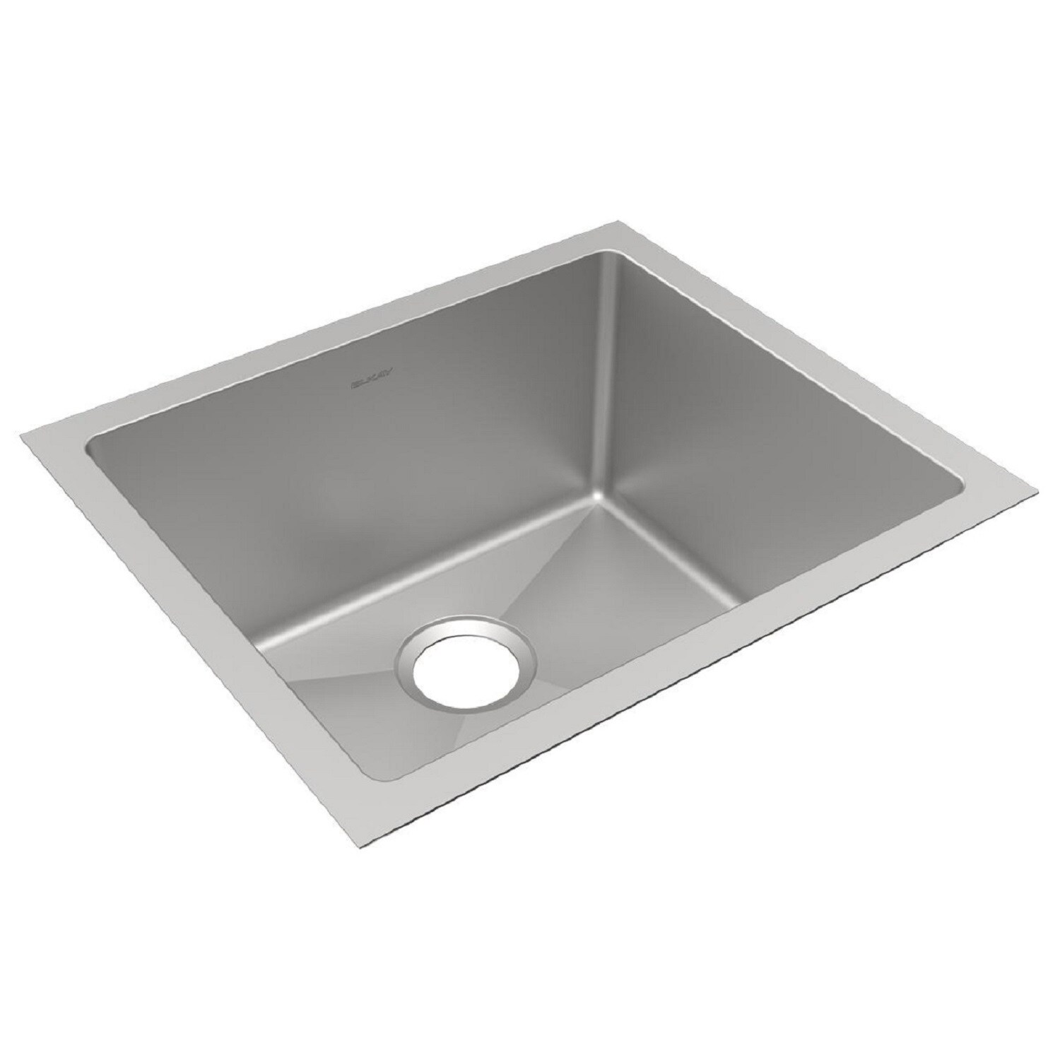 21.5" Silver Stainless Steel Single Bowl Undermount Sink