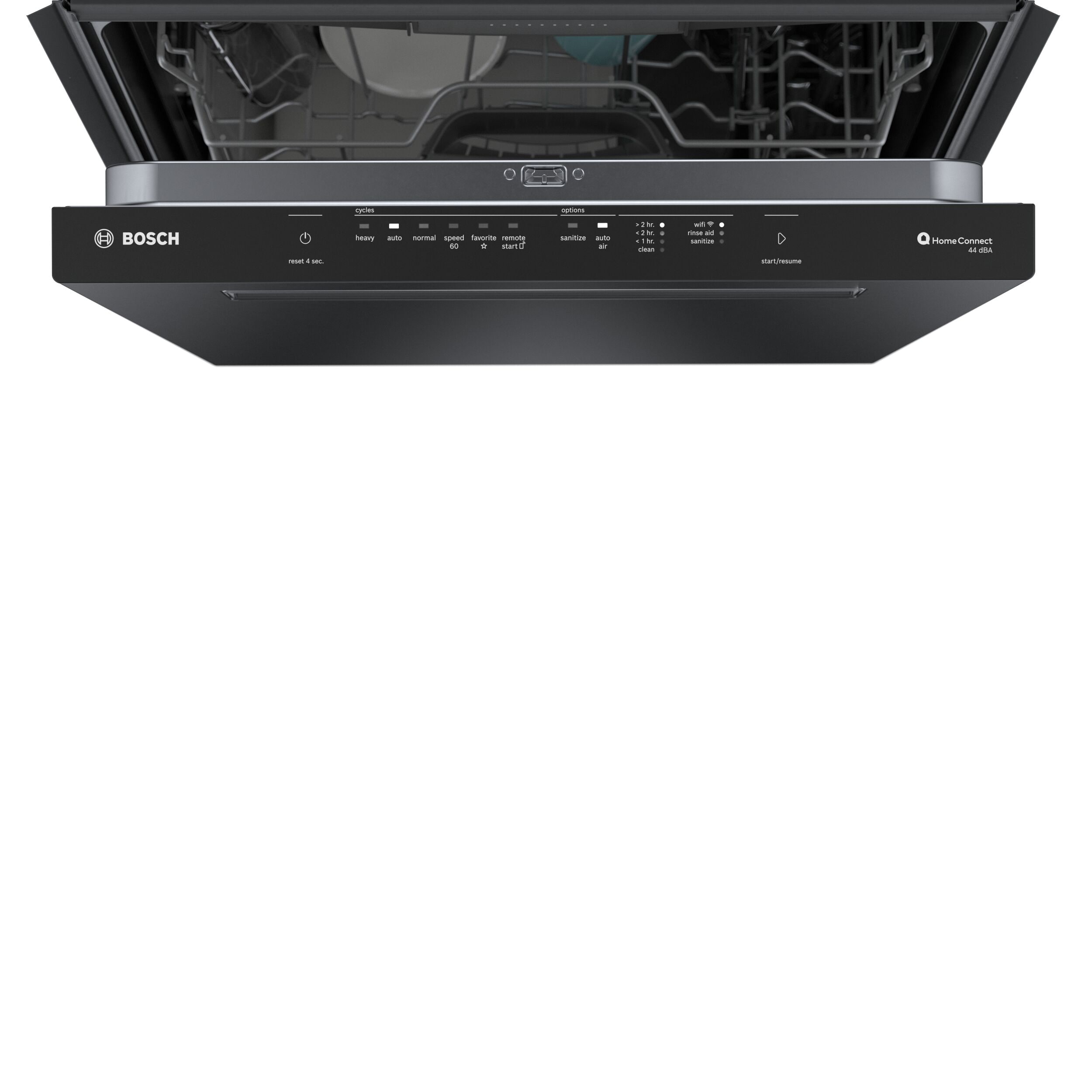 Bosch 500 Series Top Control 24 in Smart Built In Dishwasher With