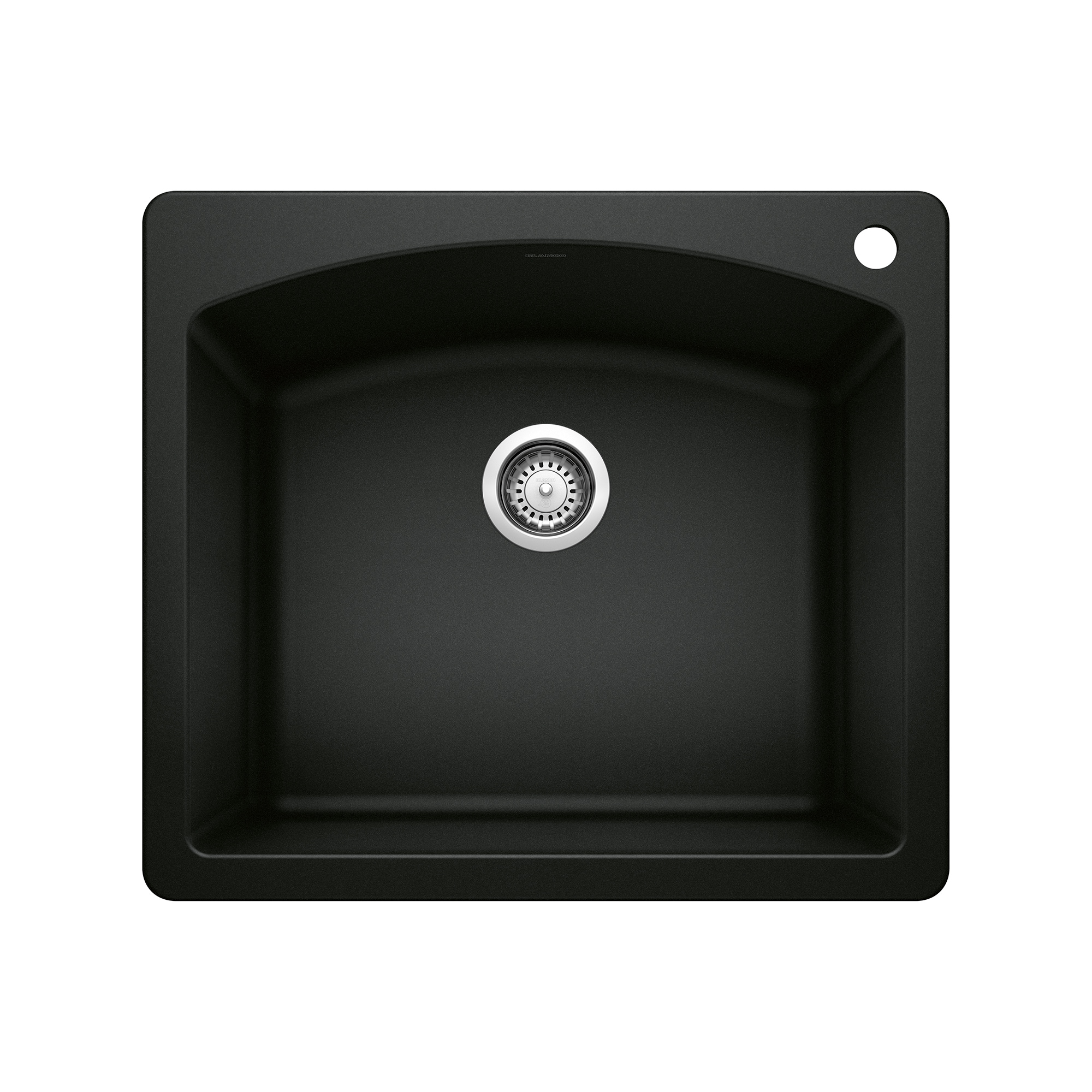 BLANCO 442905 Diamond Silgranit Drop-in or undermount 25-in x 22-in Granite Single bowl Kitchen Sink
