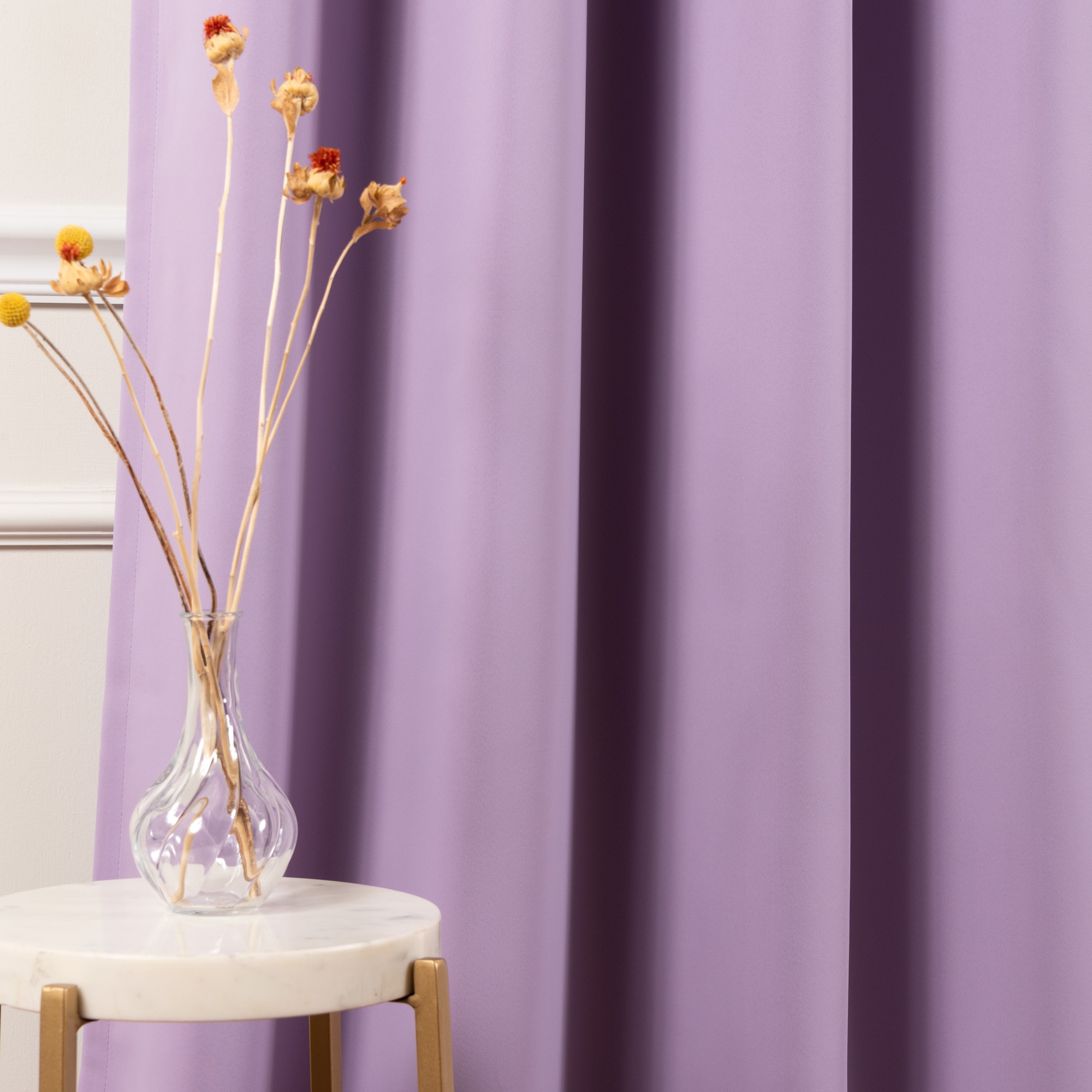 Best Home Fashion GROM-108-LAVENDER curtains - View #6
