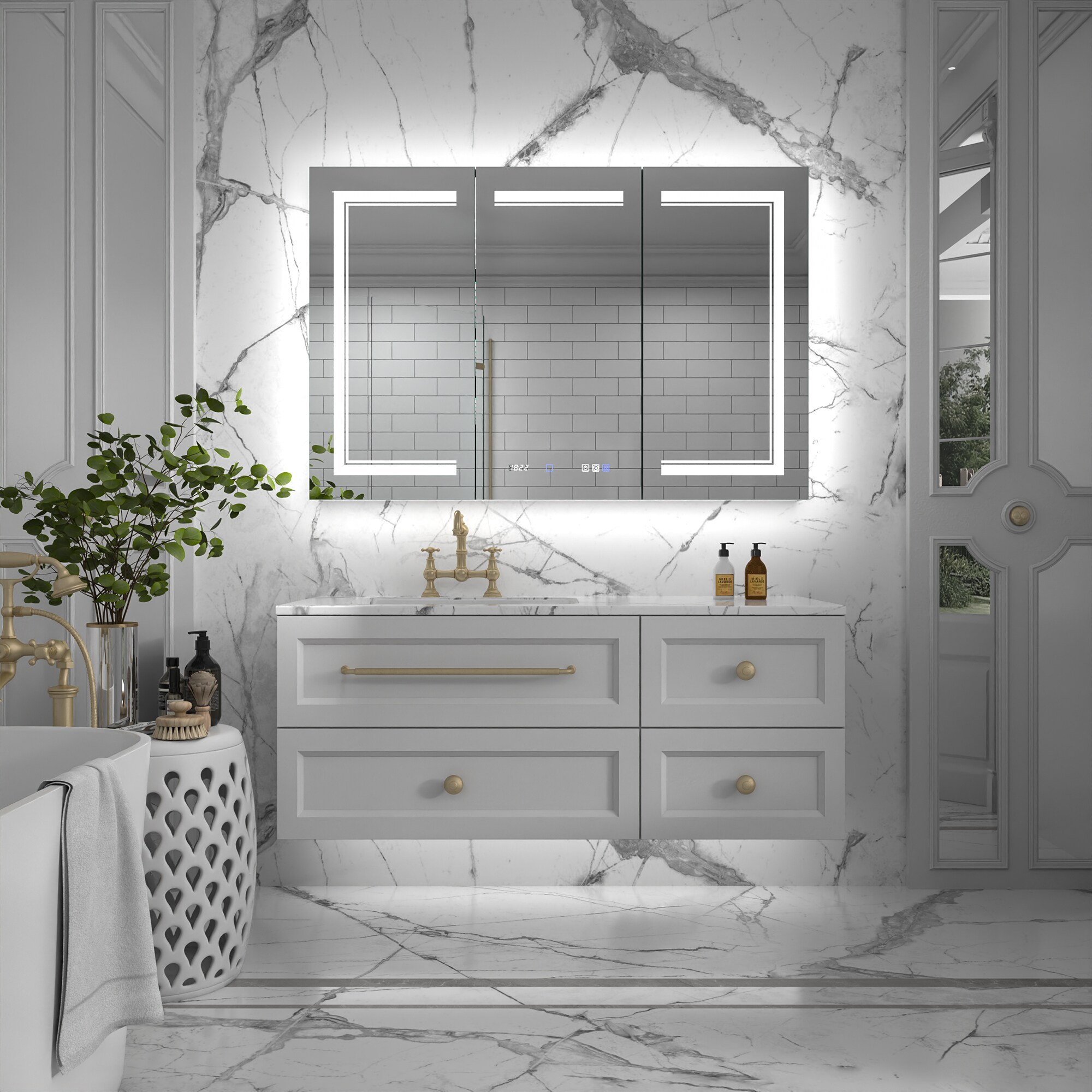 ExBrite MC4832V10TX Bathroom-Medicine-Cabinets - View #16