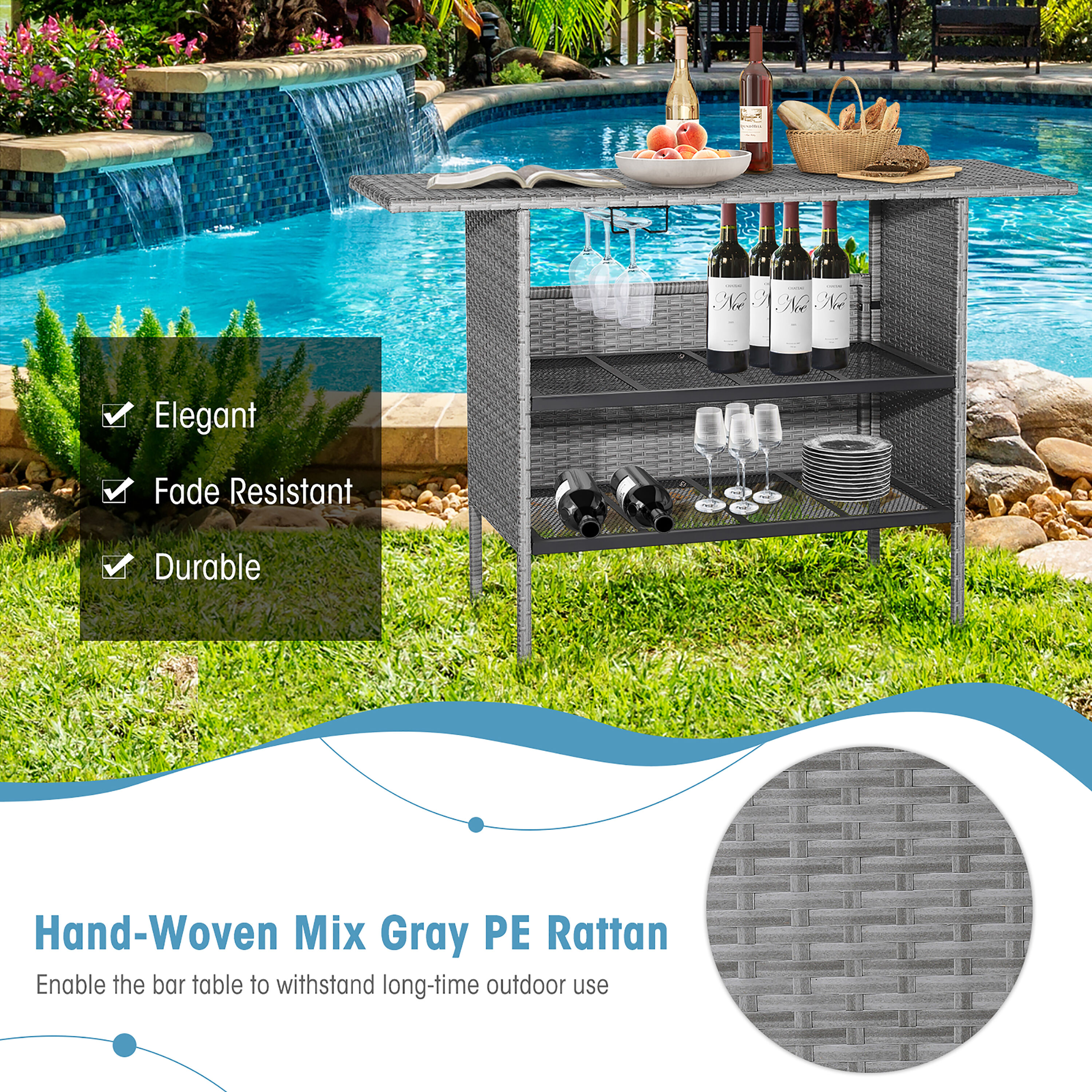 Costway HW70677 Patio-Bars - View #3