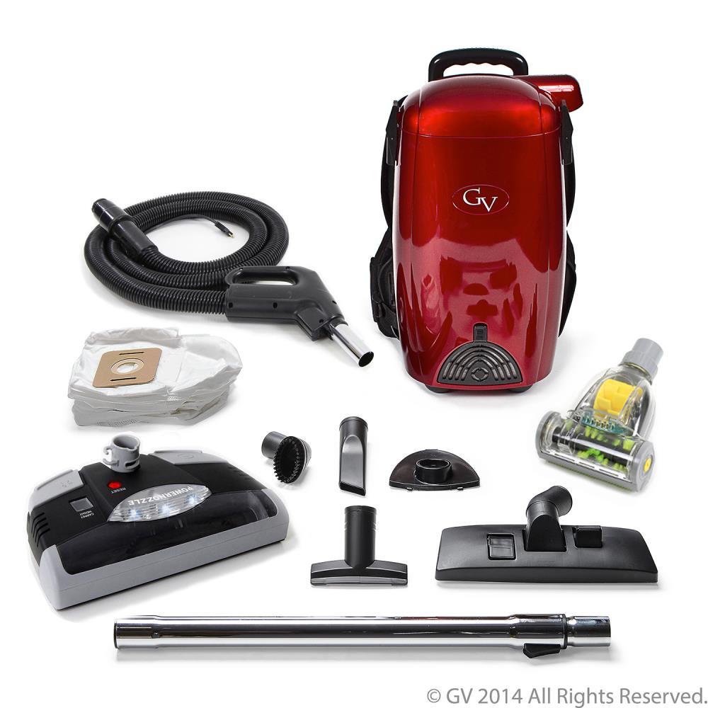 GV GV8QT Loaded backpack vacuum Residential Backpack Vacuum with Hepa Filter