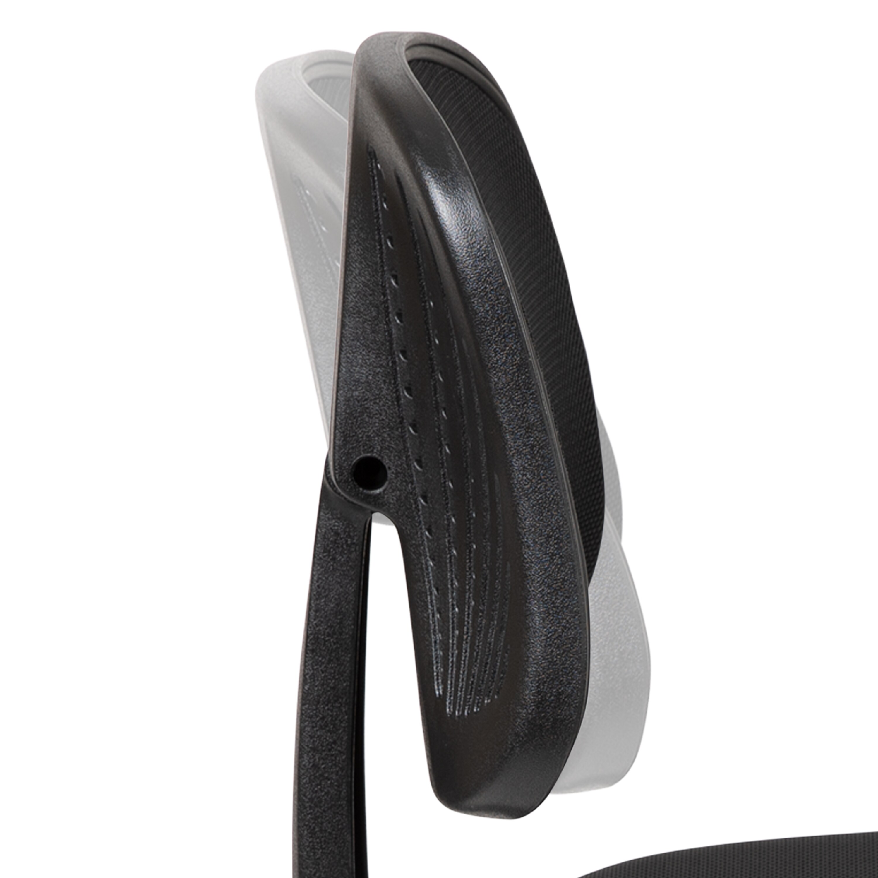 Ergonomic Mid-Back Black Mesh Swivel Task Chair with Lumbar Support