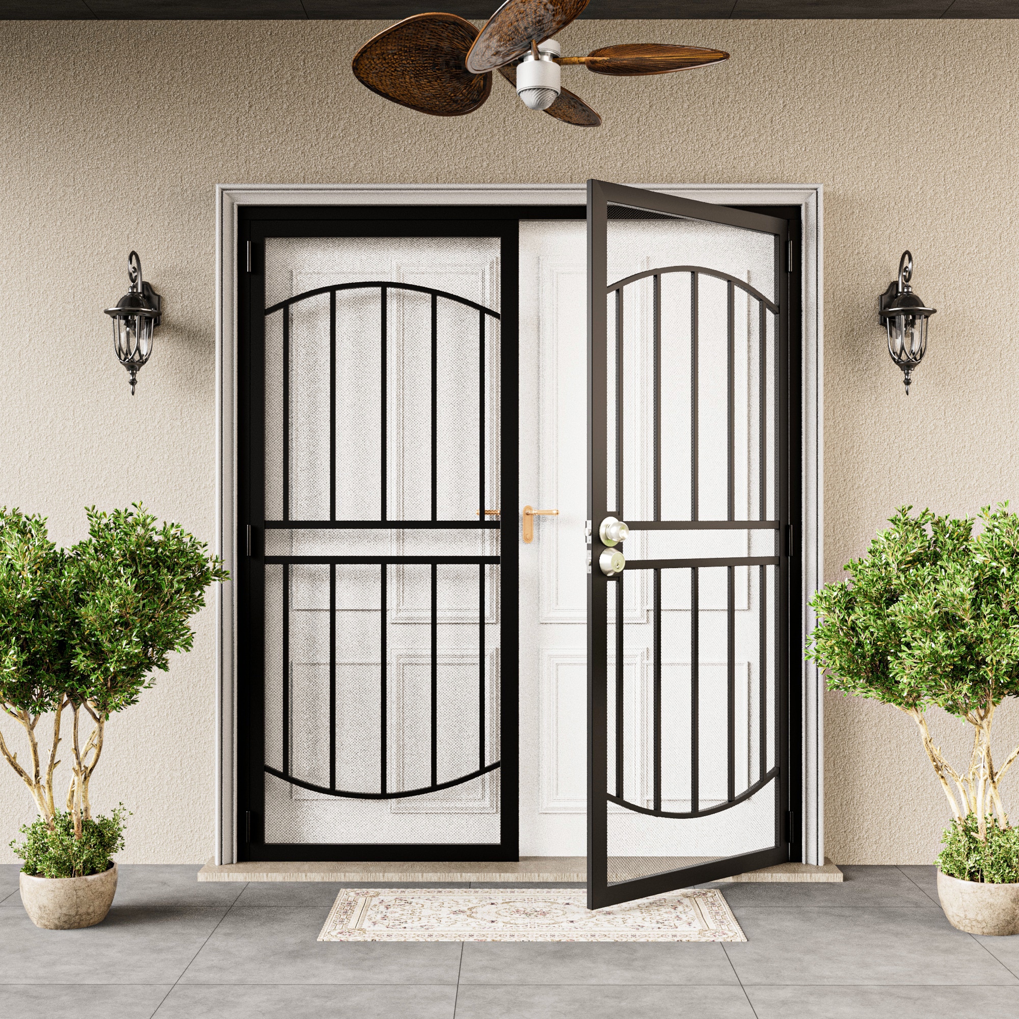 JUJUBON EX-SECDSD-BLYH-L-72 Security-Doors - View #3