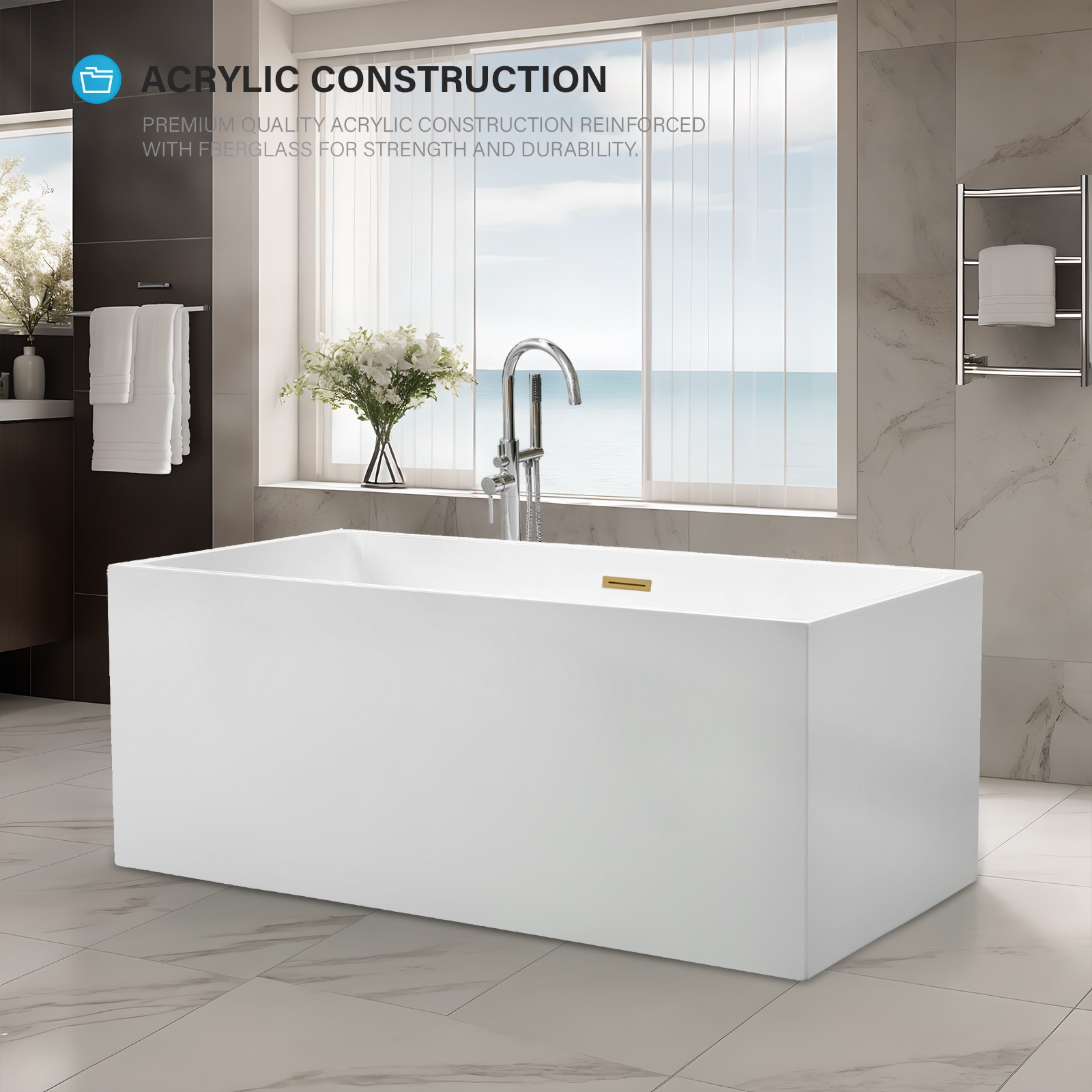 Vanity Art VA6813B-L-TG bathtubs - View #4