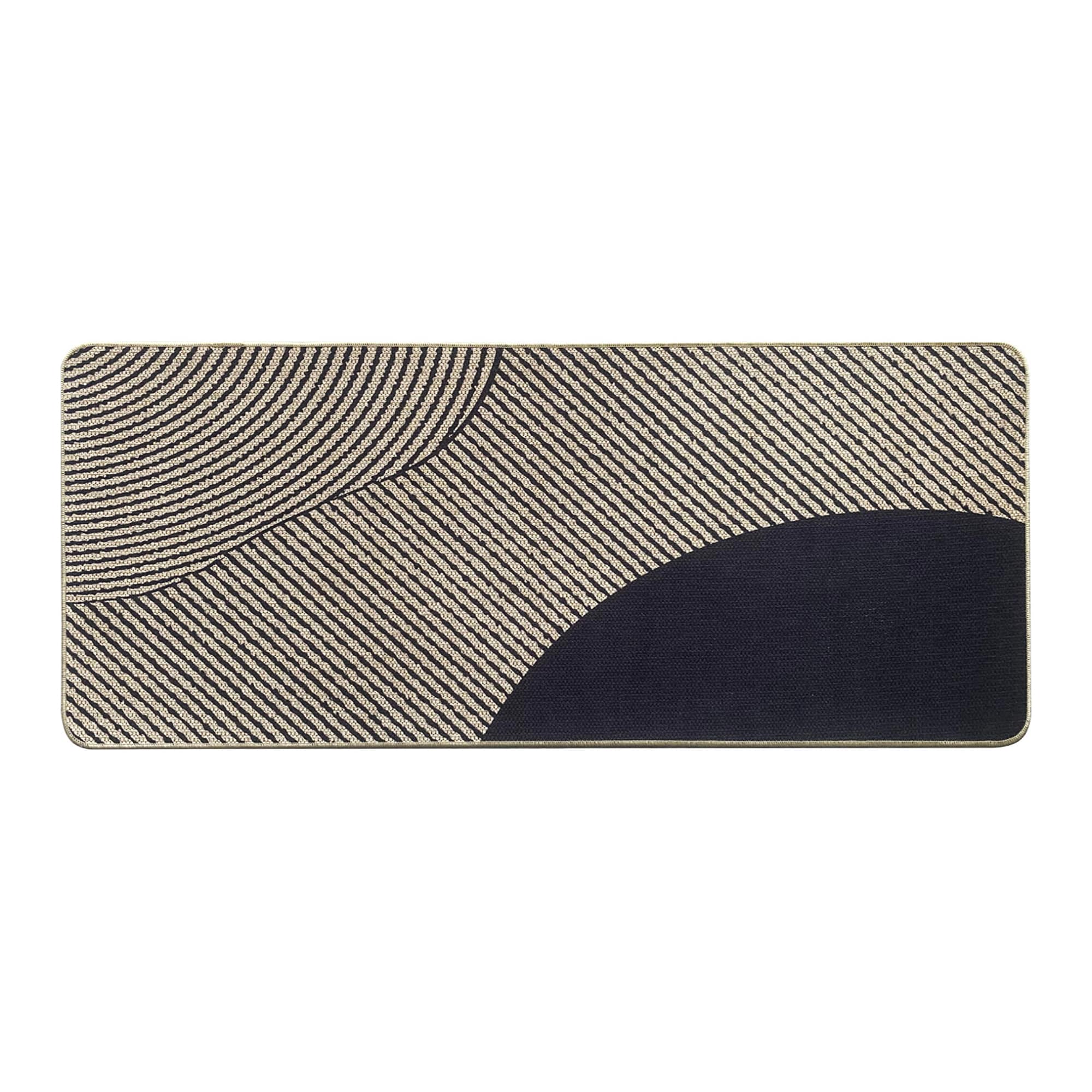 EVIDECO FRENCH HOME GOODS 20 x 48-in Geometric Beige Kitchen Runner Rug
